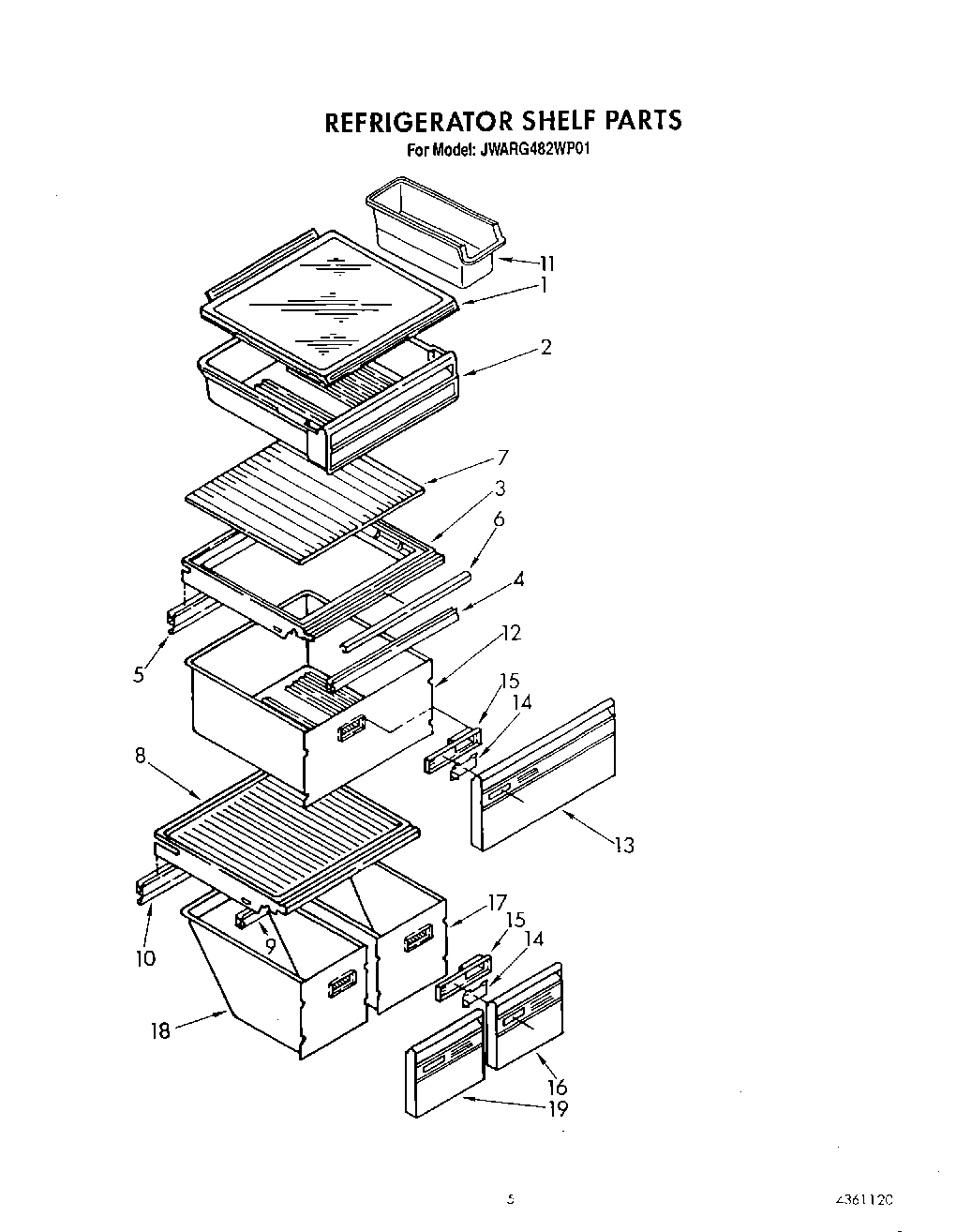 05 - REFRIGERATOR SHELF