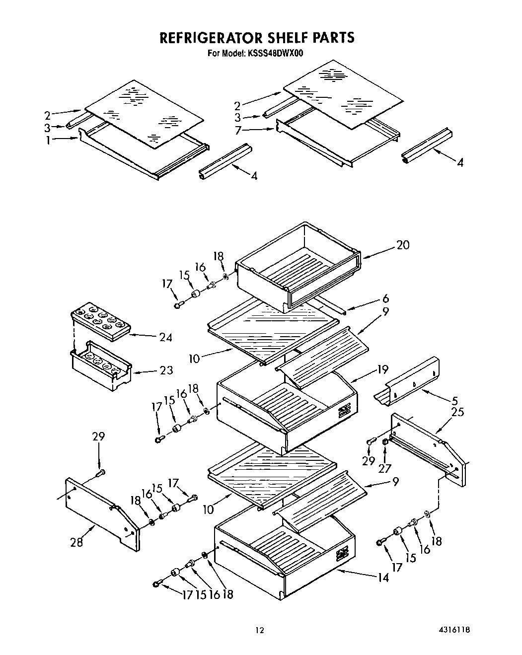 09 - REFRIGERATOR SHELF