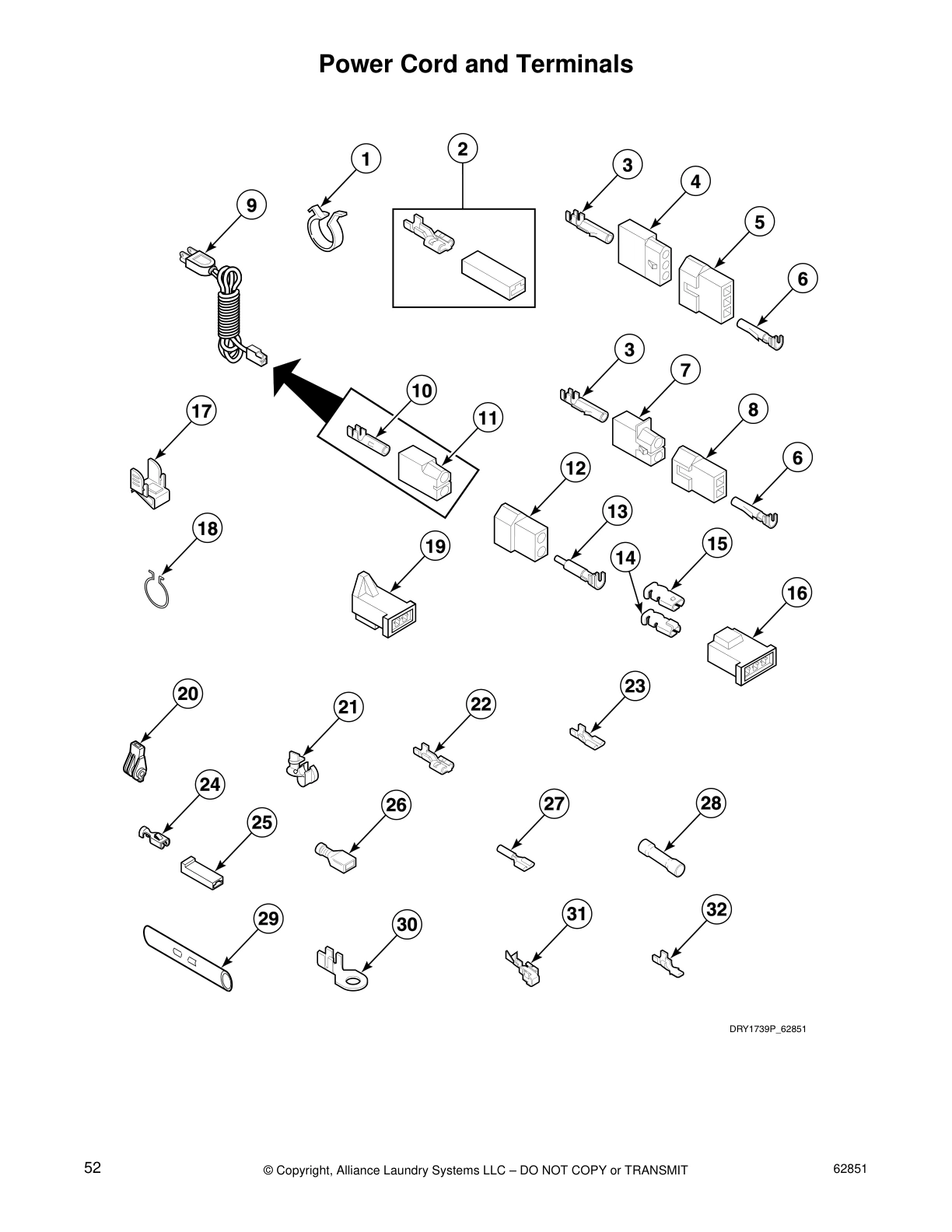 Power Cord and Terminals