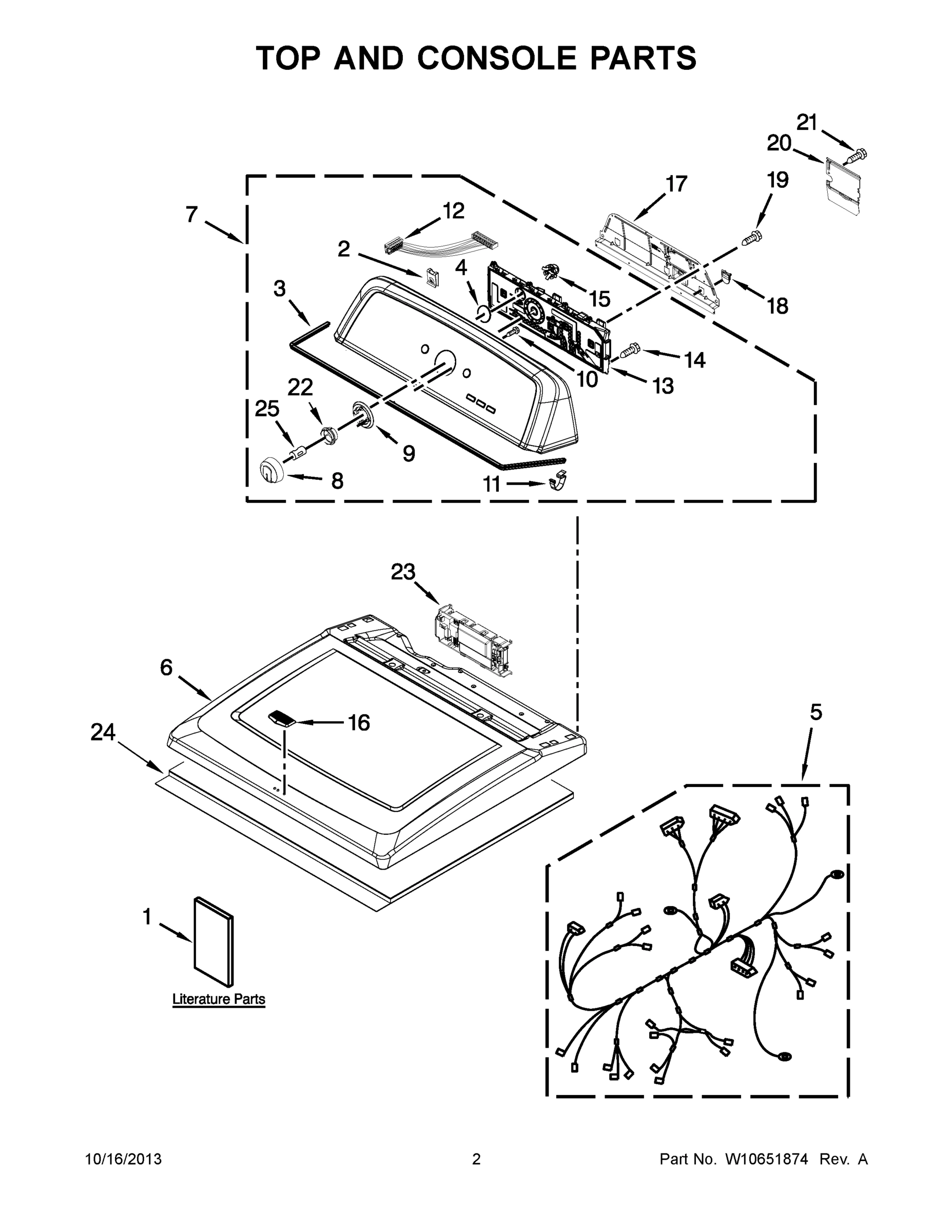 02 - TOP AND CONSOLE PARTS
