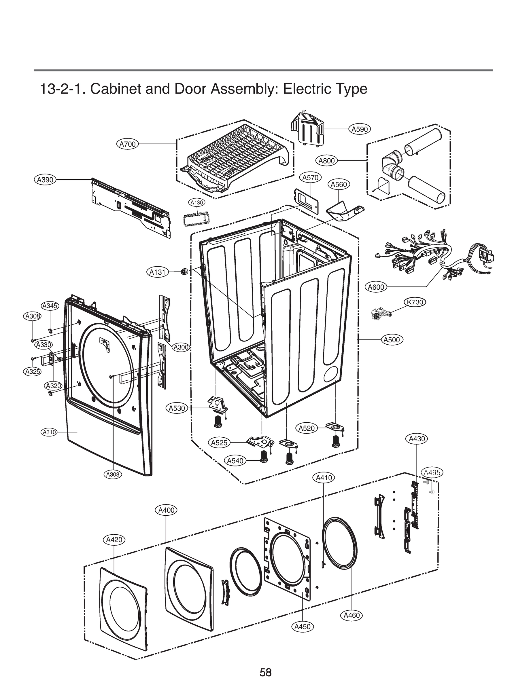 CABINET AND DOOR ASSEMBLY