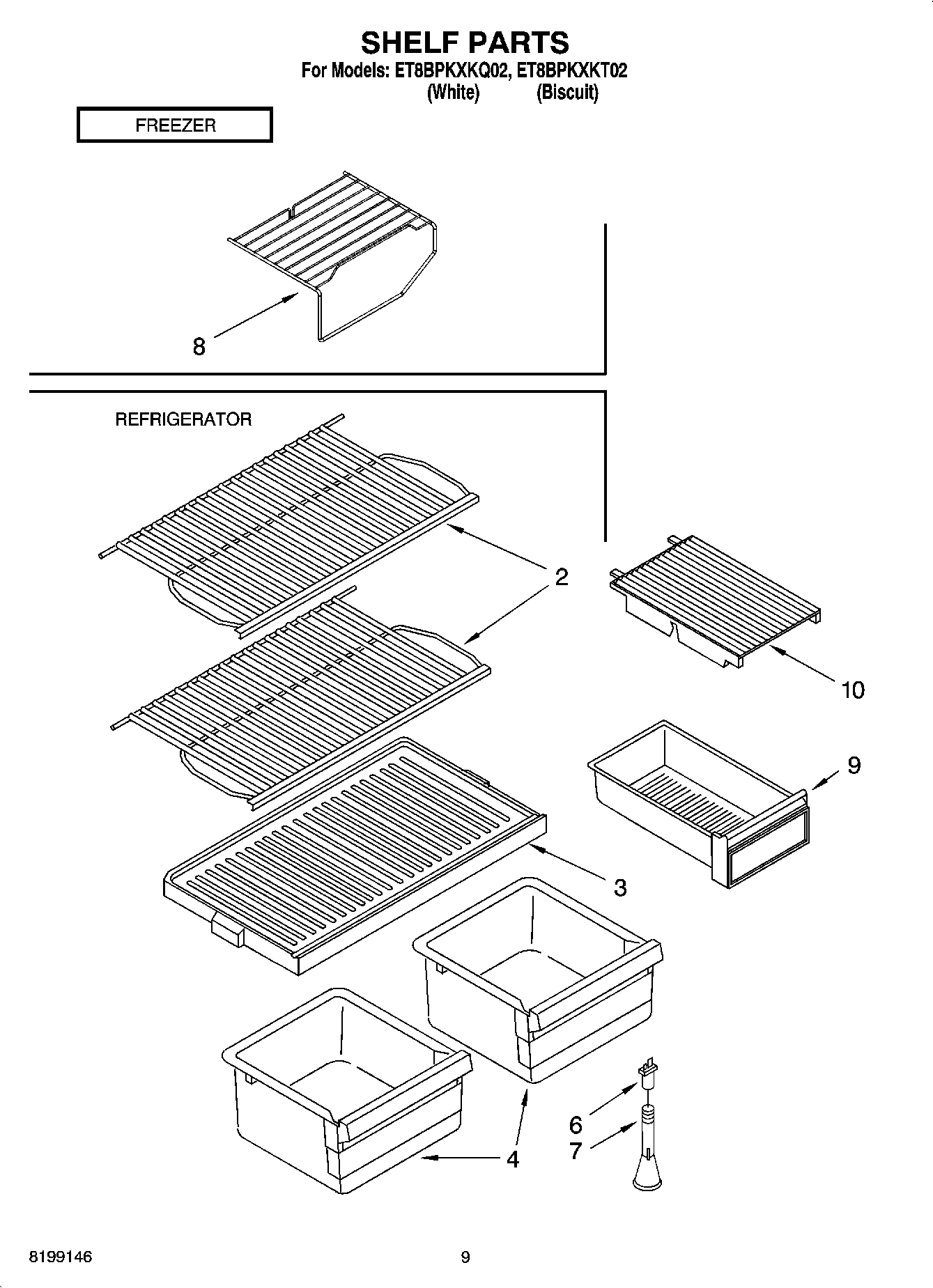 05 - SHELF PARTS, OPTIONAL PARTS