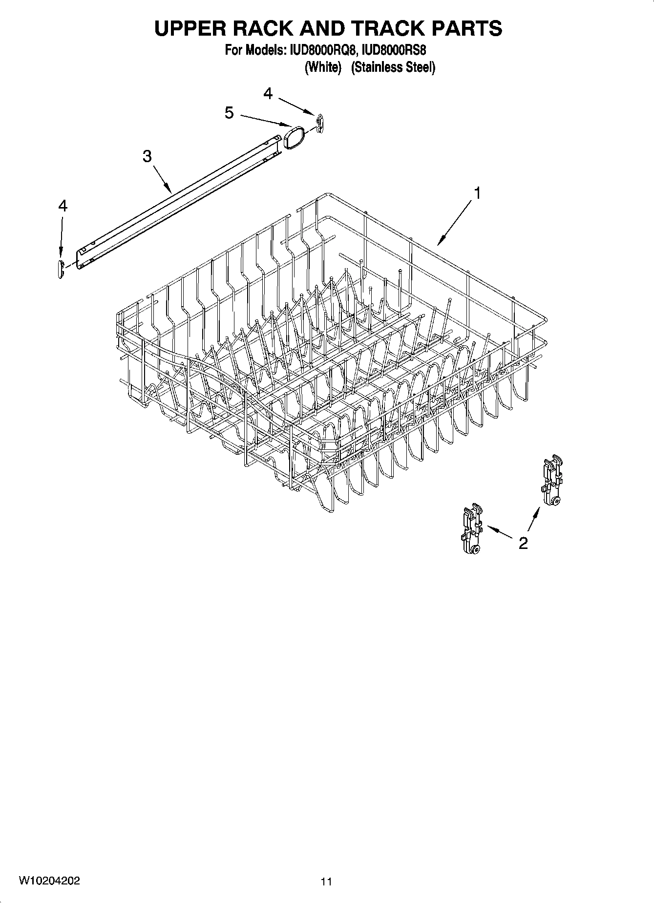 09 - UPPER RACK AND TRACK PARTS