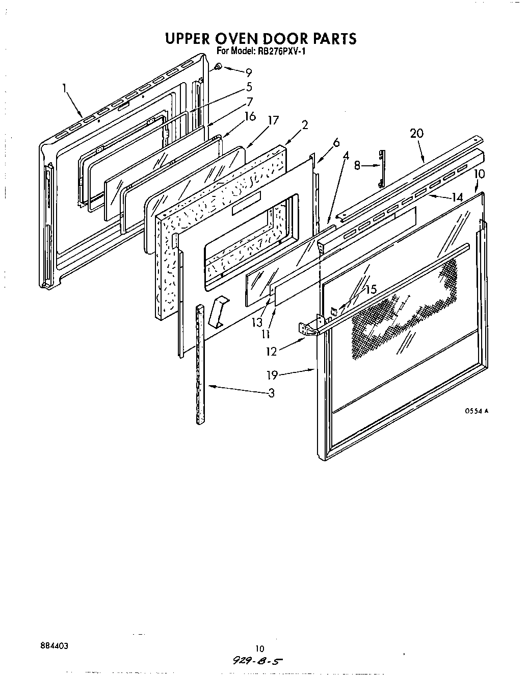 06 - UPPER OVEN DOOR