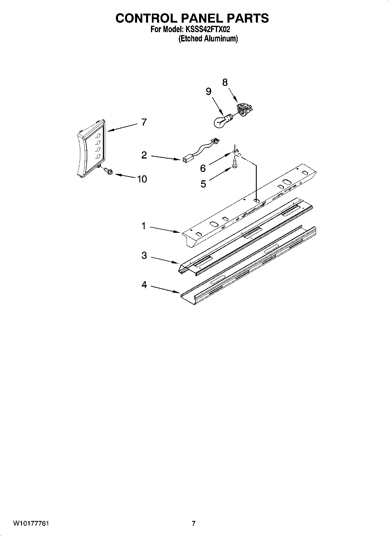 05 - CONTROL PANEL PARTS