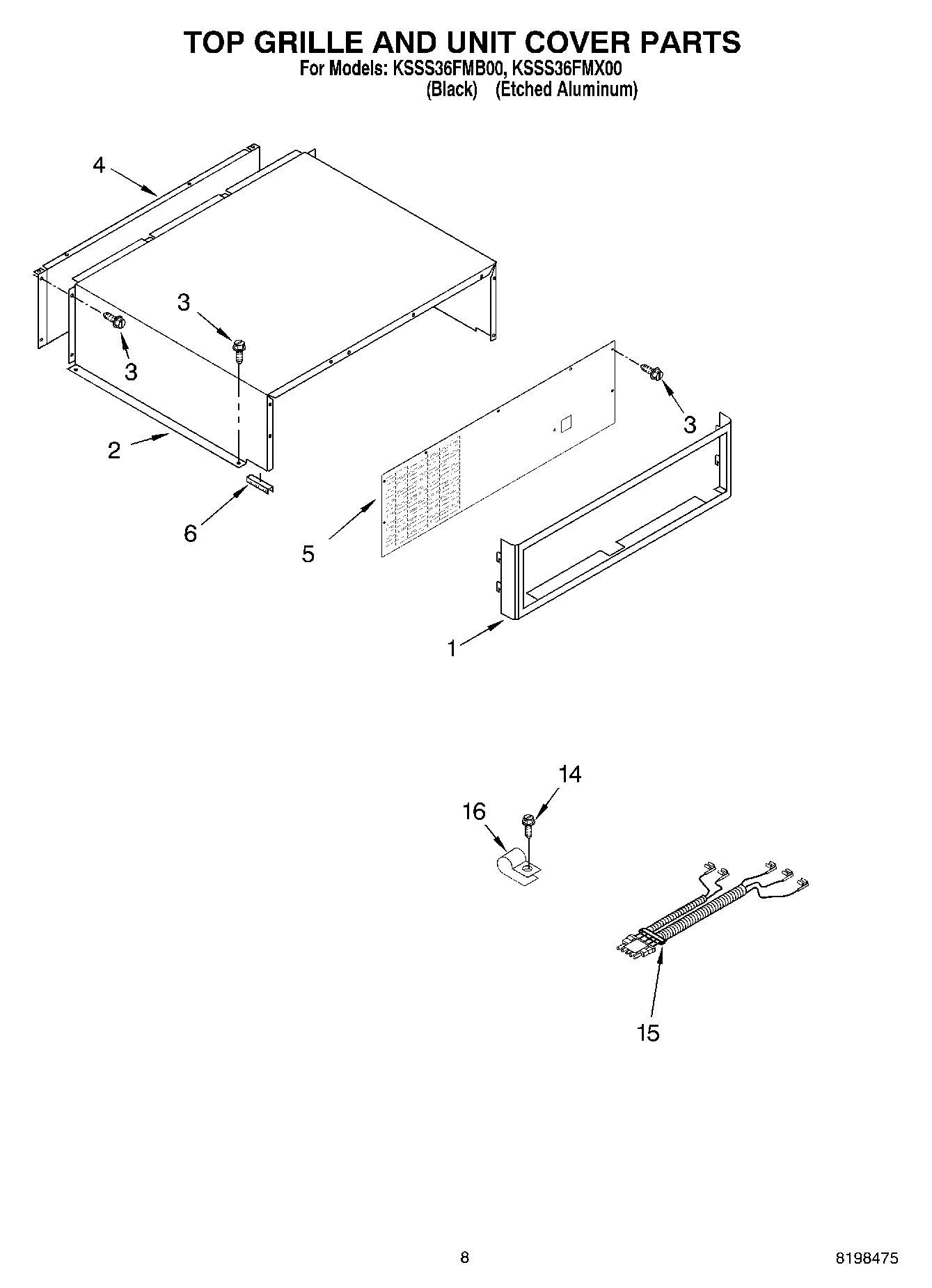 06 - TOP GRILLE AND UNIT COVER PARTS