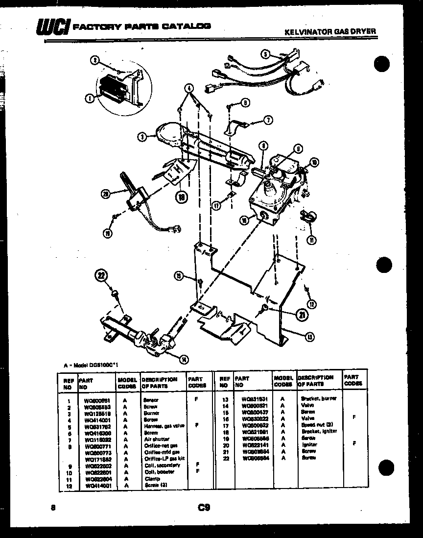 05 - BURNER, IGNITER AND VALVE