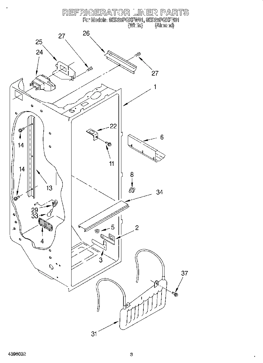 02 - REFRIGERATOR LINER