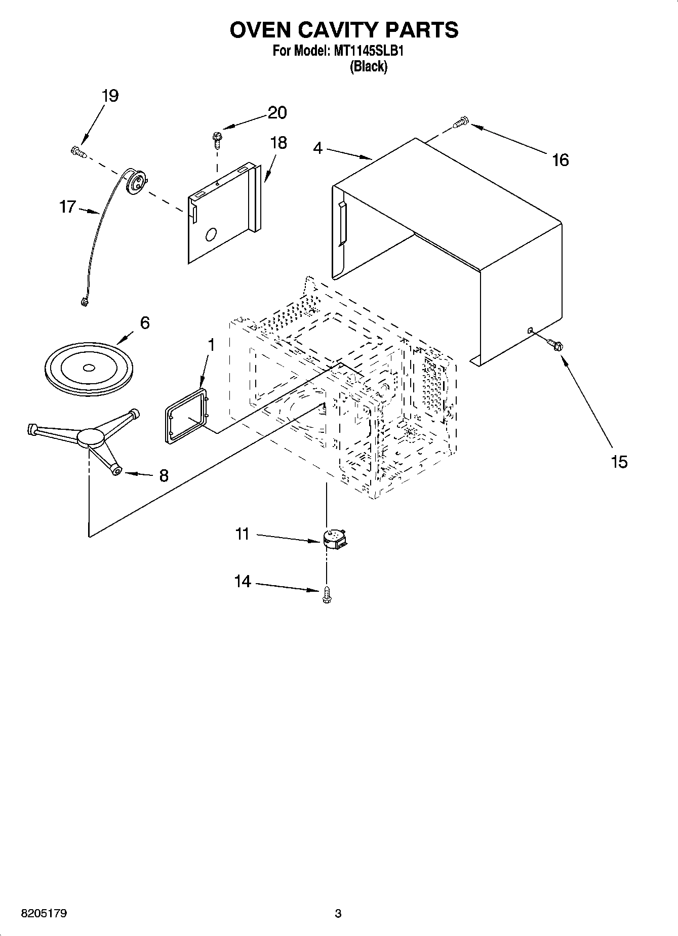 03 - OVEN CAVITY PARTS