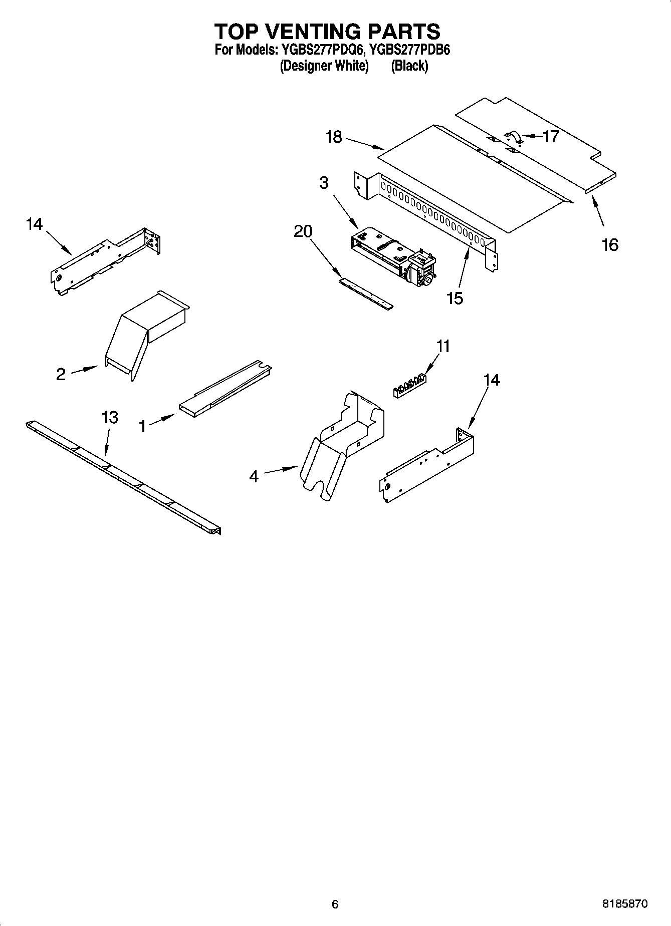 05 - TOP VENTING PARTS, OPTIONAL PARTS