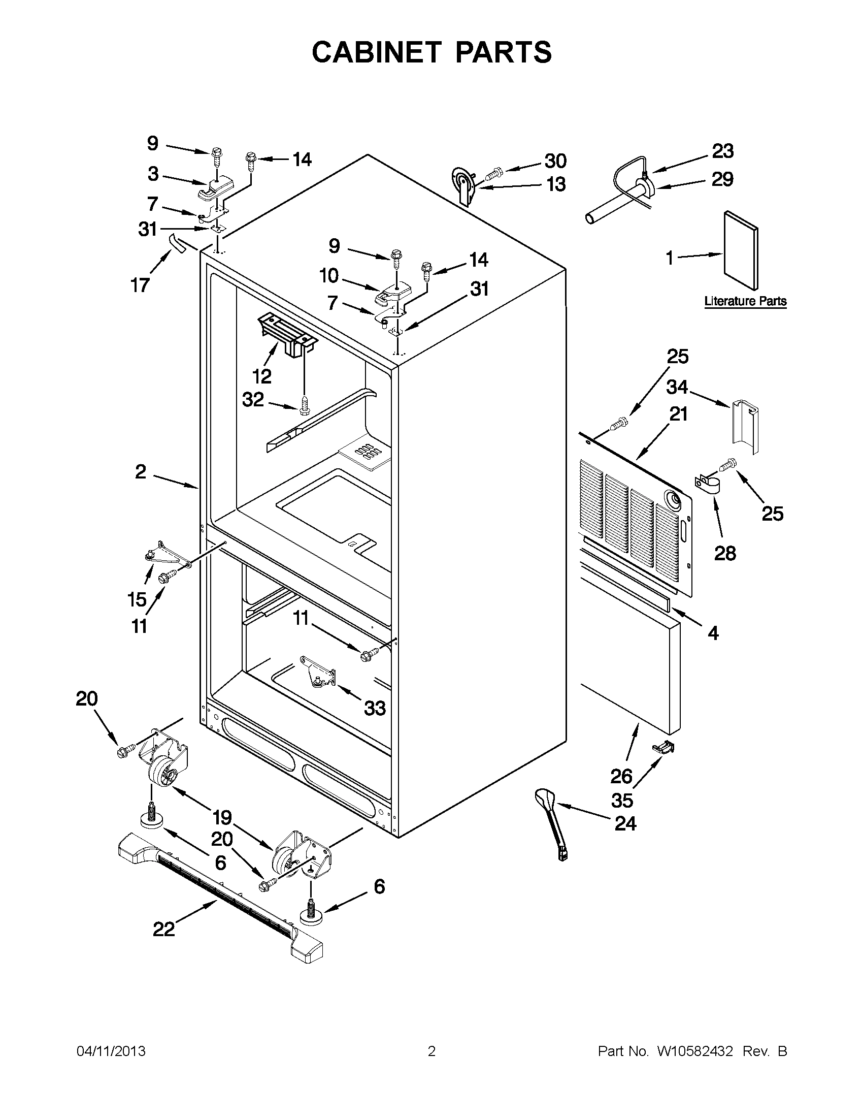 01 - CABINET PARTS