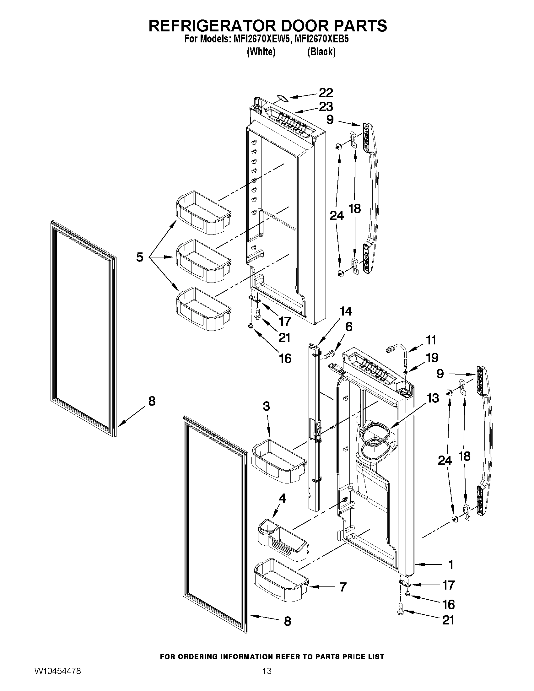 07 - REFRIGERATOR DOOR PARTS