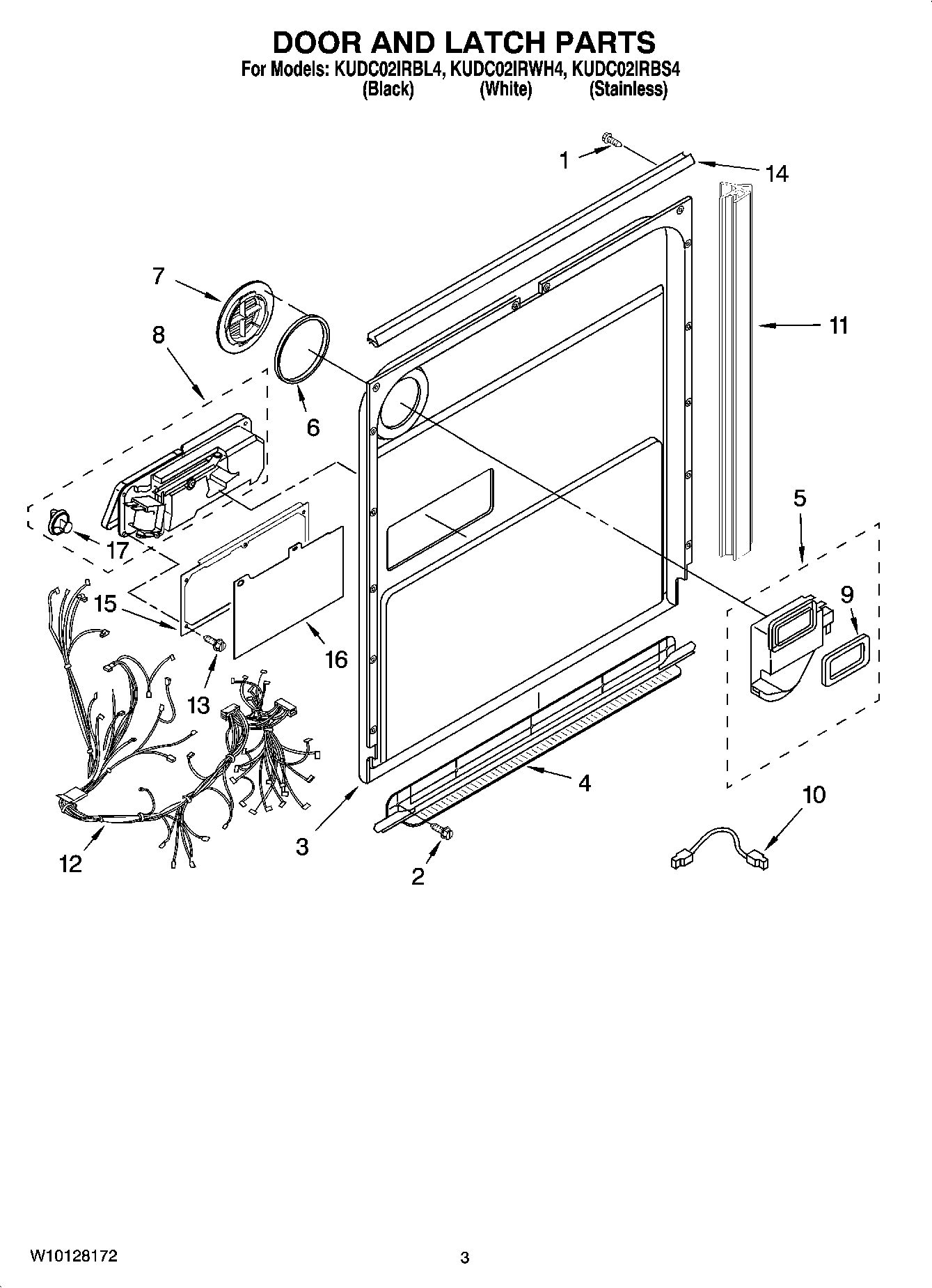 03 - DOOR AND LATCH PARTS