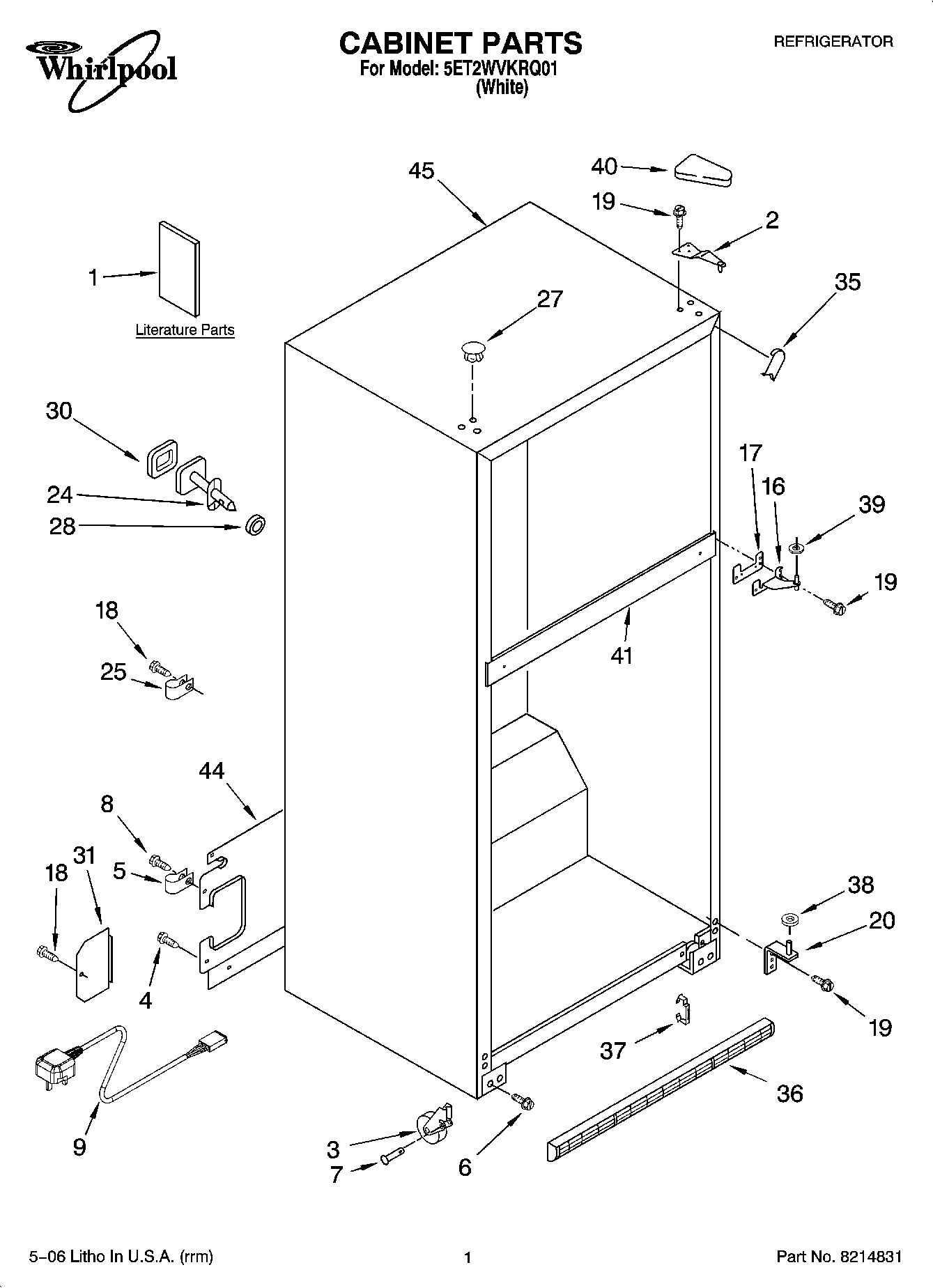 01 - CABINET PARTS