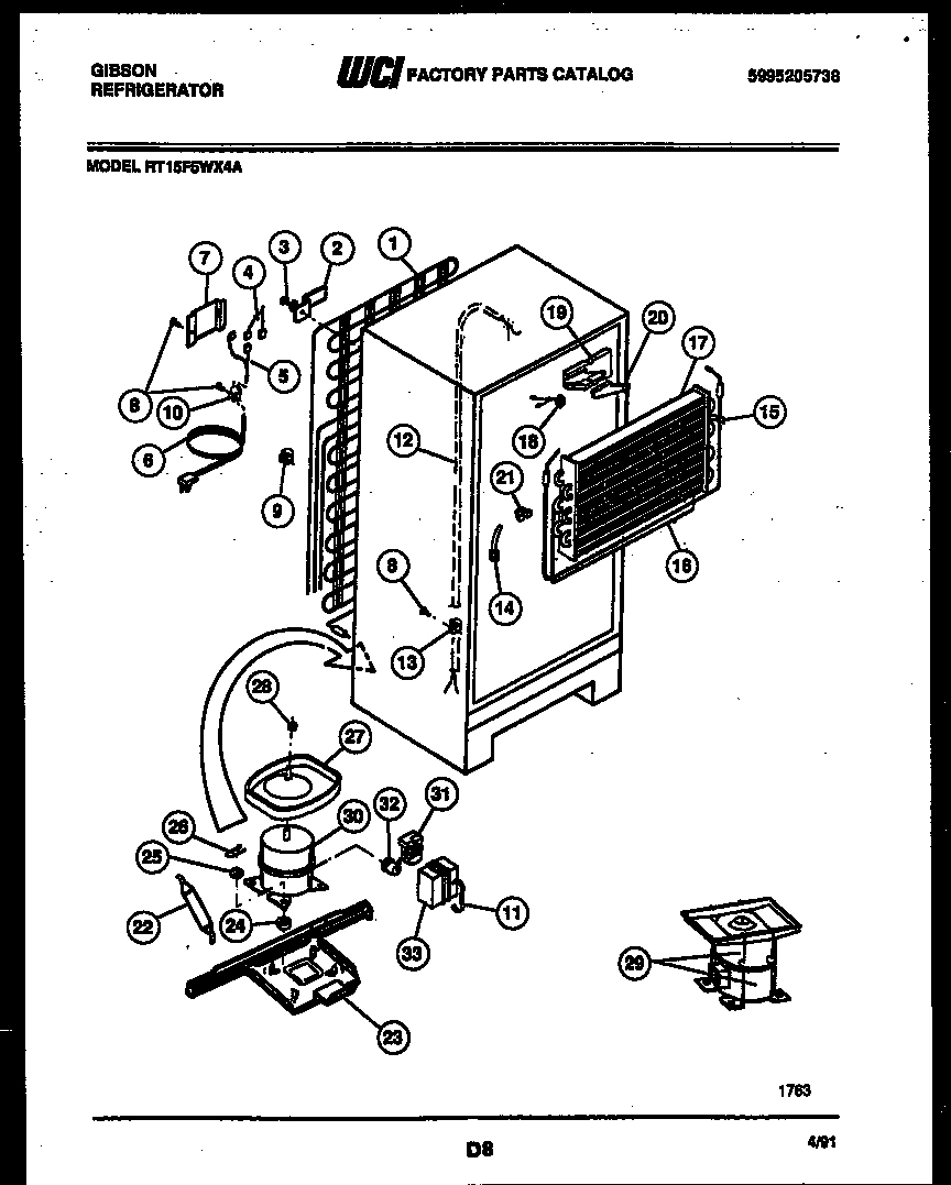 05 - SYSTEM AND AUTOMATIC DEFROST PARTS