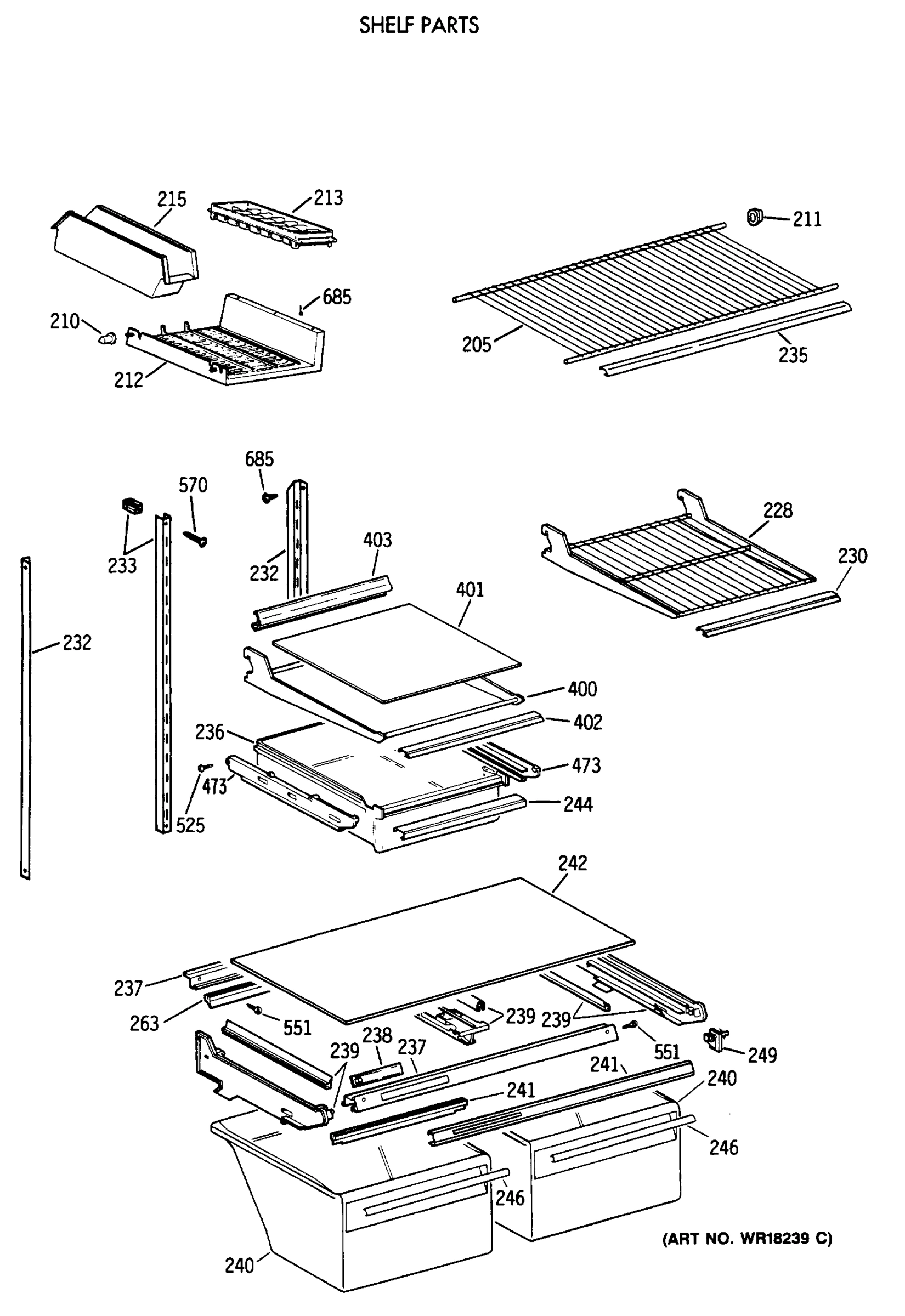 SHELF PARTS