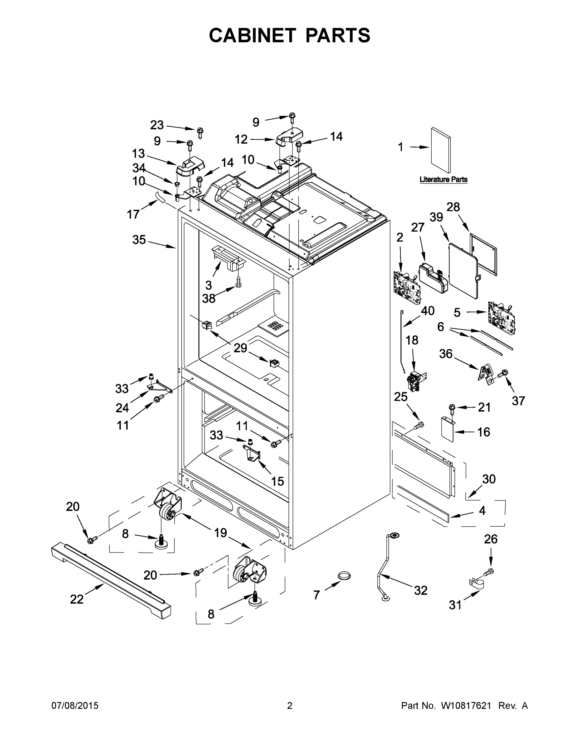 02 - CABINET PARTS