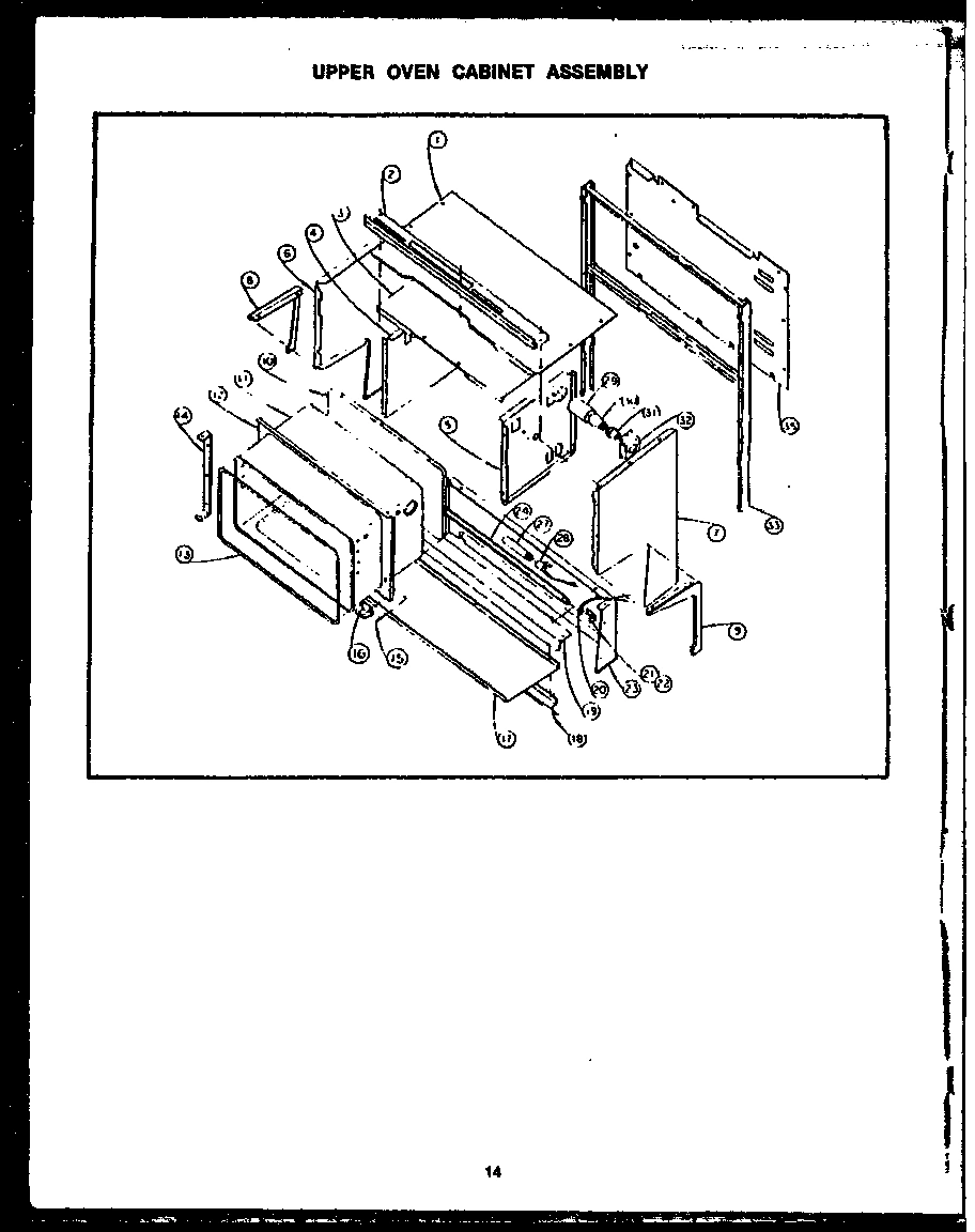 07 - UPPER OVEN CABINET ASSY