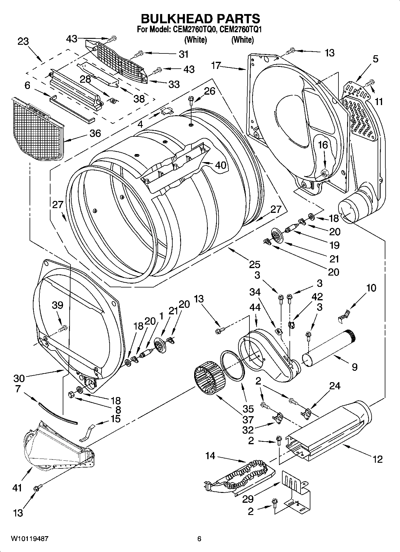 03 - BULKHEAD PARTS, OPTIONAL PARTS (NOT INCLUDED)