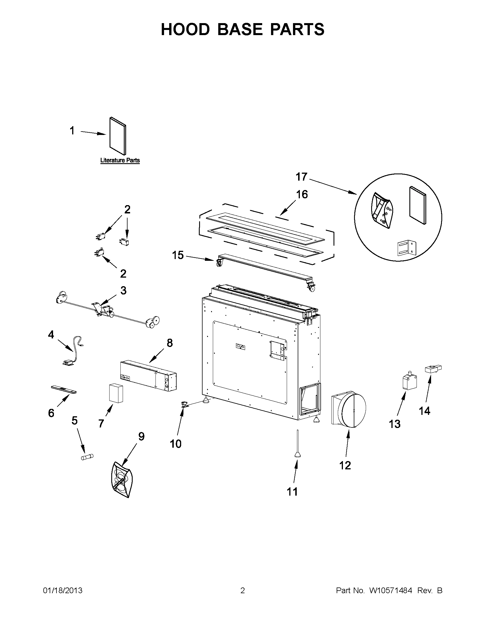 01 - HOOD BASE PARTS