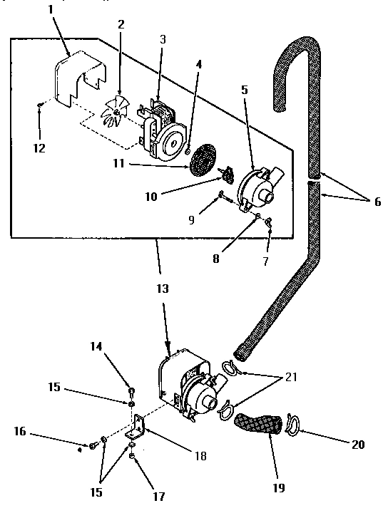 08 - MOTOR AND SPIN PUMP ASSY