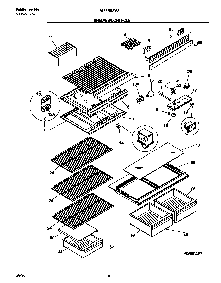 04 - SHELVES/CONTROLS