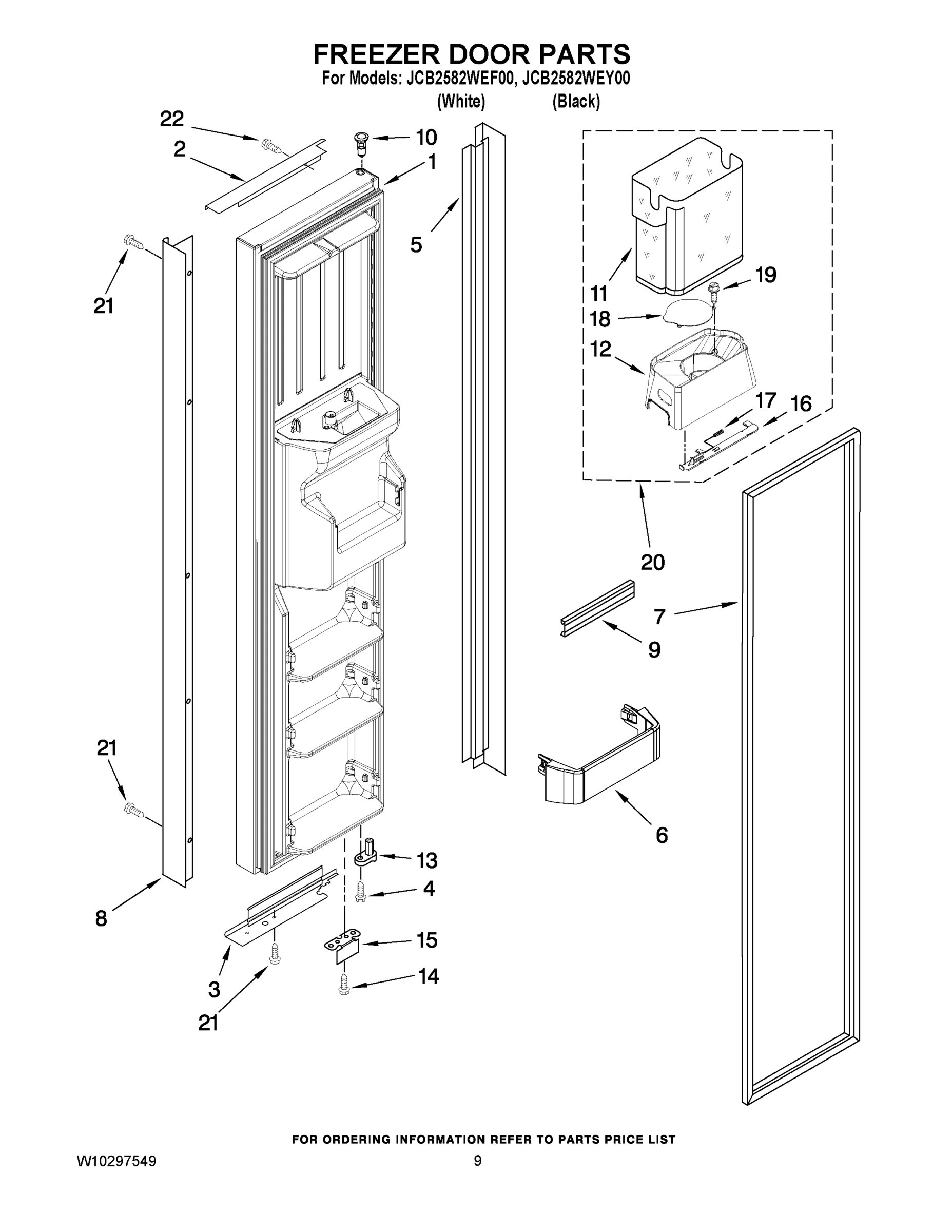 06 - FREEZER DOOR PARTS