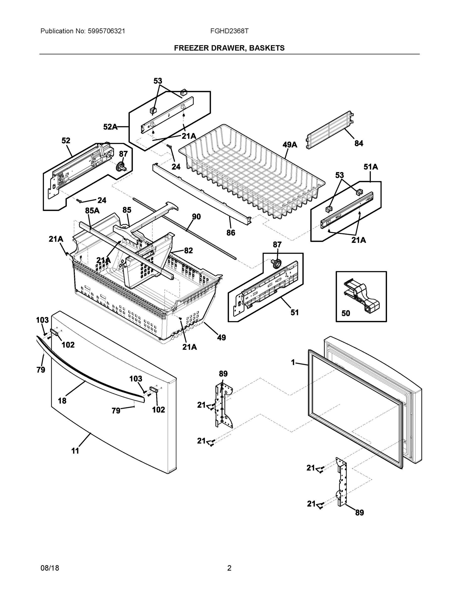 02 - FREEZER DRAWER, BASKETS