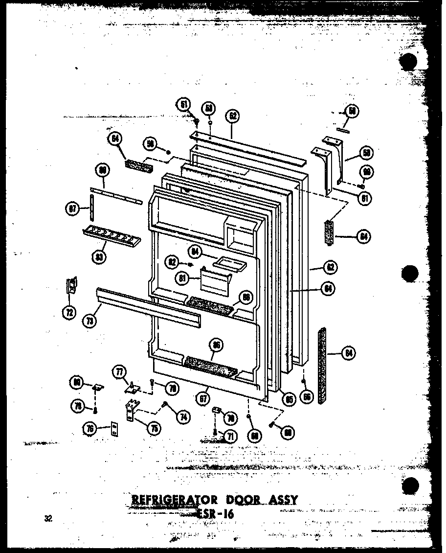 05 - REF DOOR ASSY ESR-16