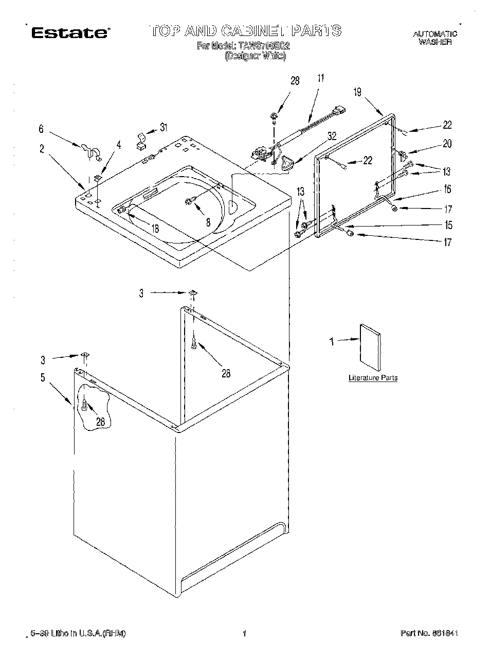 01 - TOP AND CABINET, LITERATURE