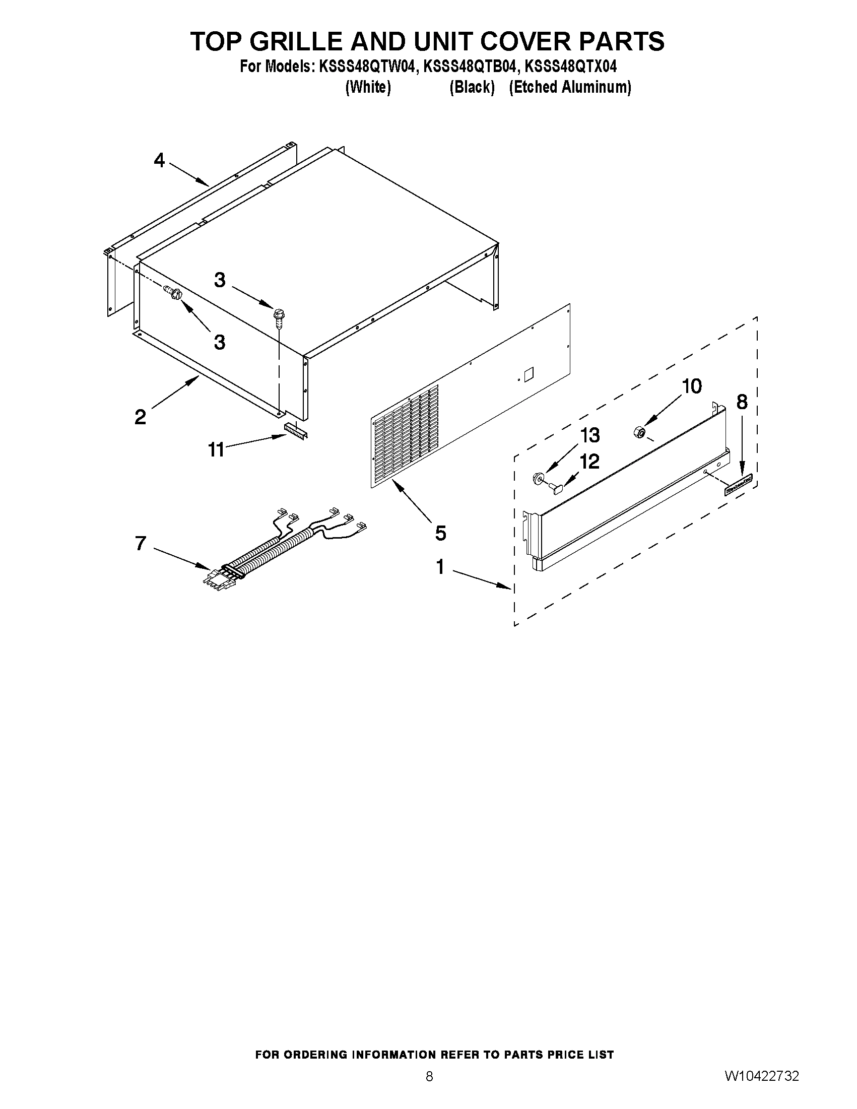 06 - TOP GRILLE AND UNIT COVER PARTS