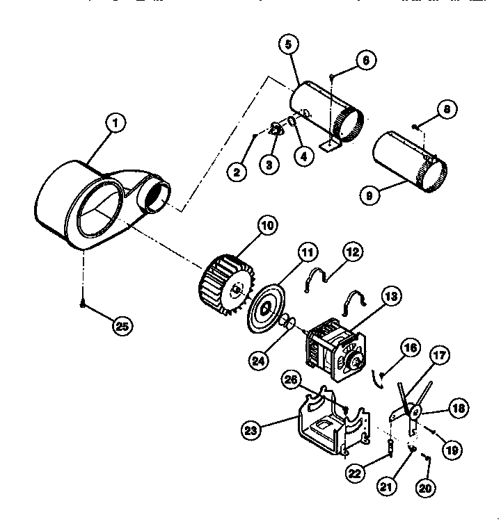 05 - MOTOR AND BLOWER PARTS