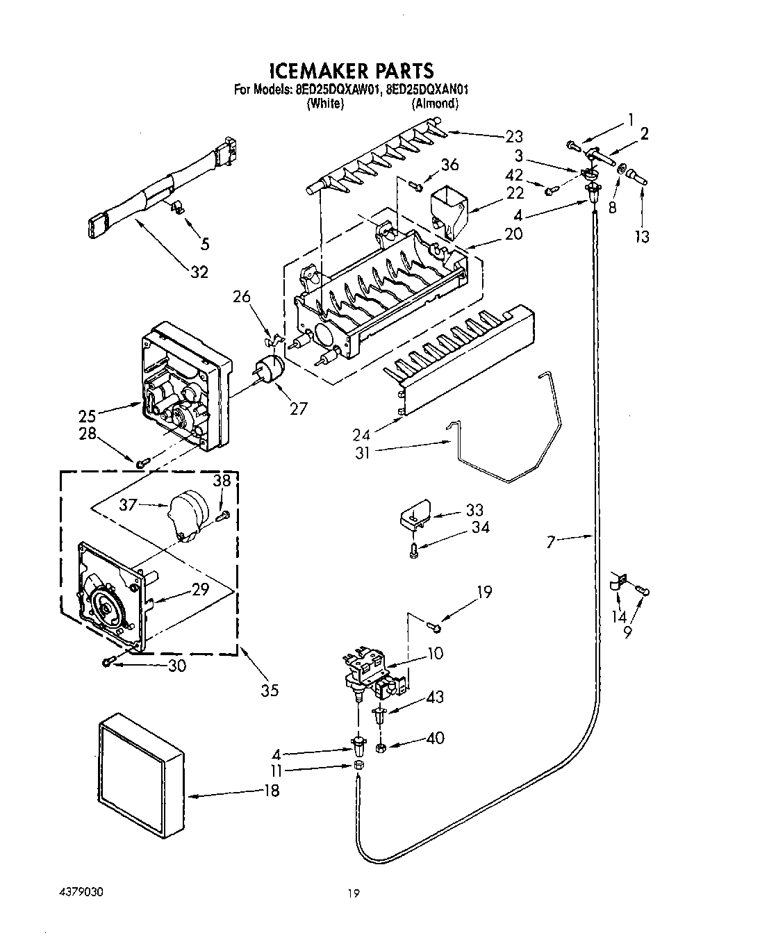 12 - ICEMAKER, LIT/OPTIONAL