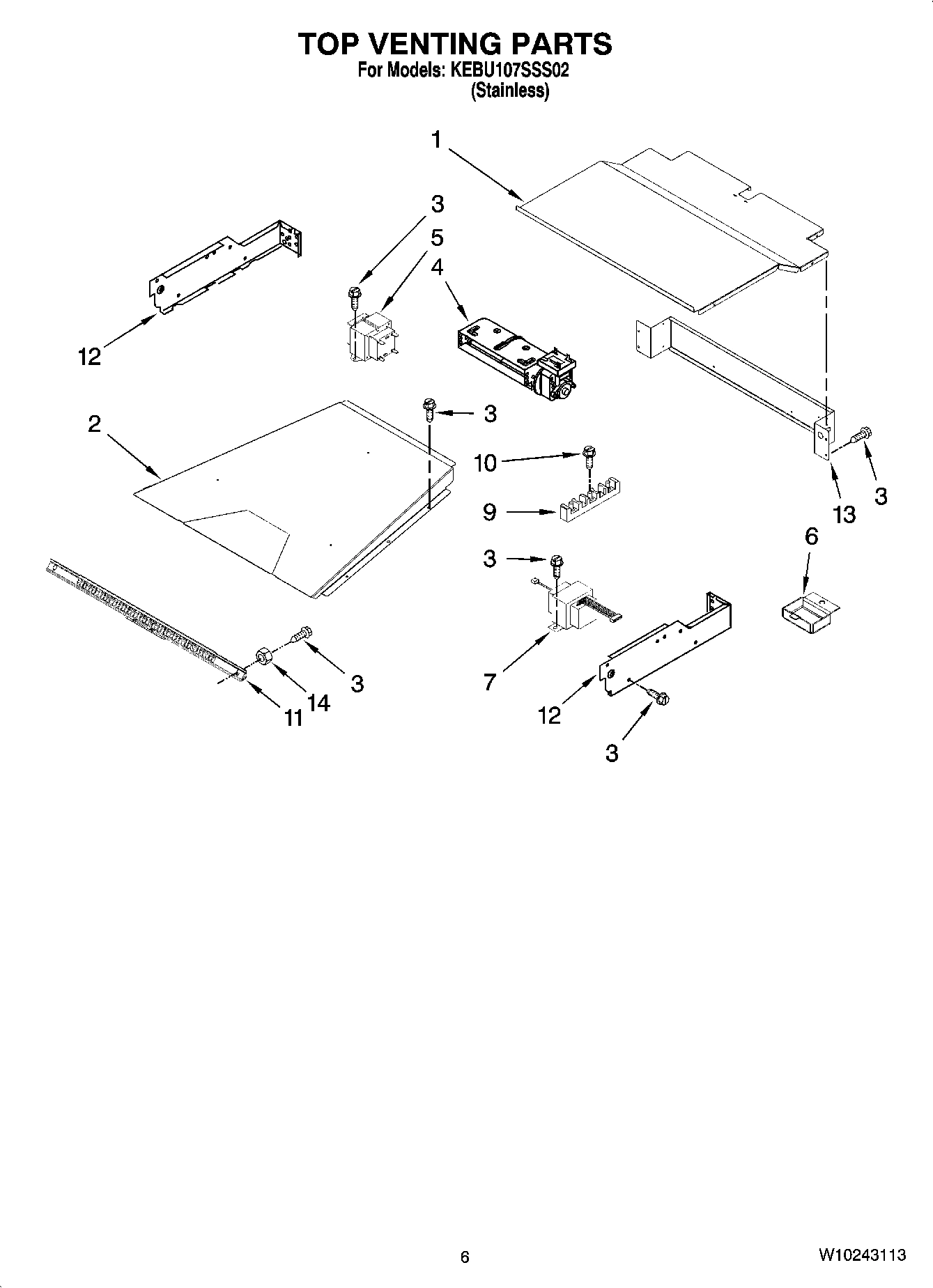 05 - TOP VENTING PARTS, OPTIONAL PARTS