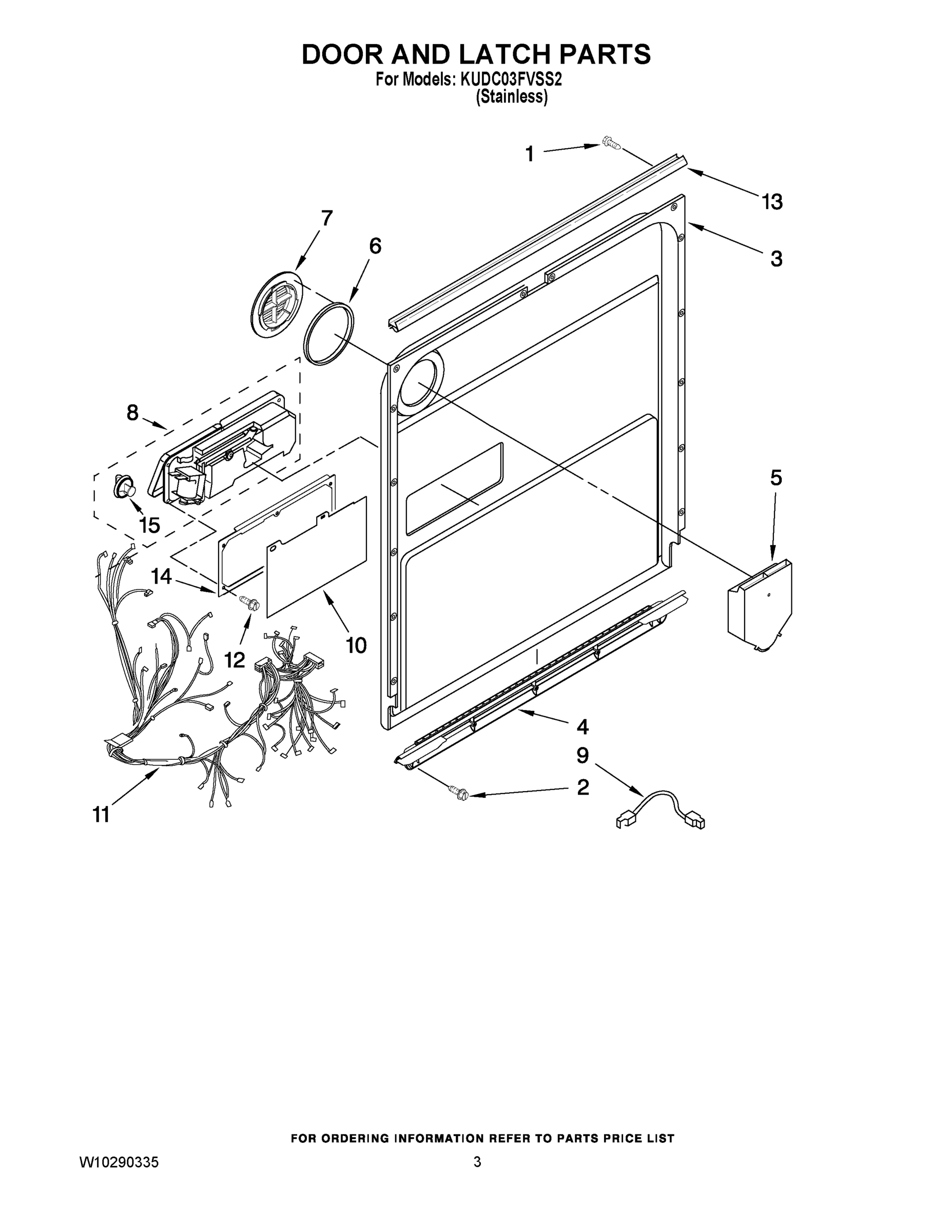 03 - DOOR AND LATCH PARTS