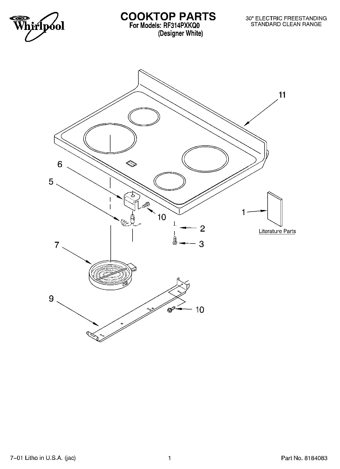 01 - COOKTOP, LITERATURE