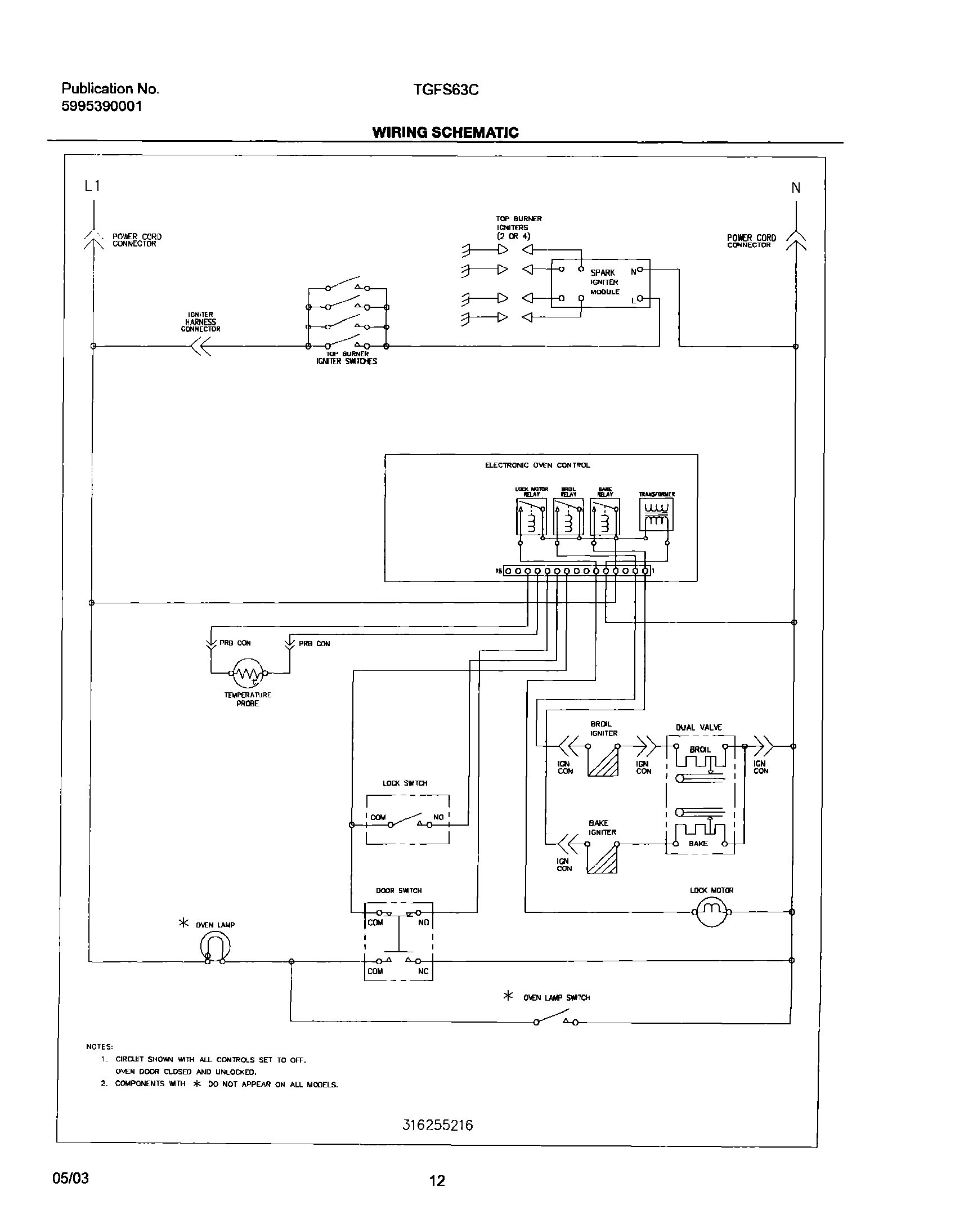 12 - WIRING SCHEMATIC