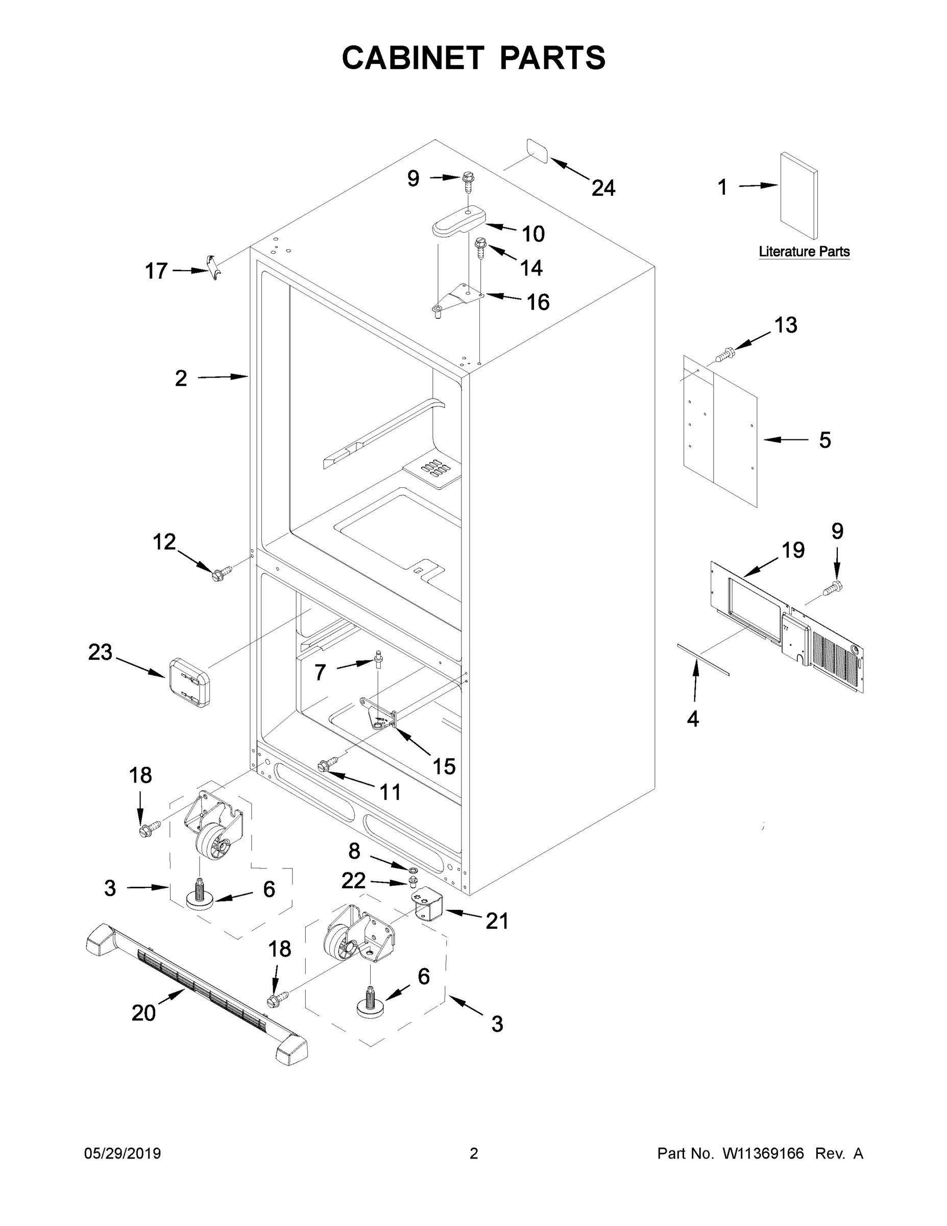 02 - CABINET PARTS