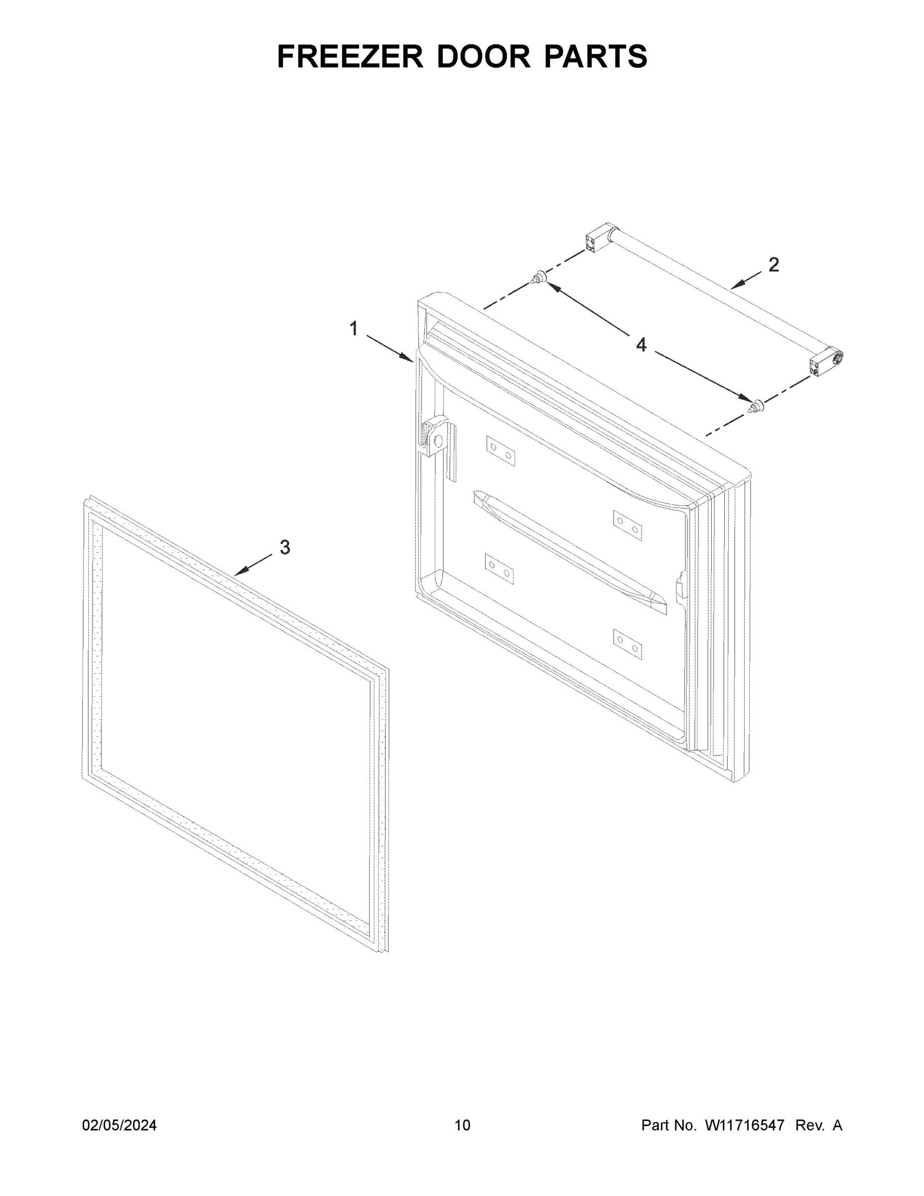 06 - FREEZER DOOR PARTS