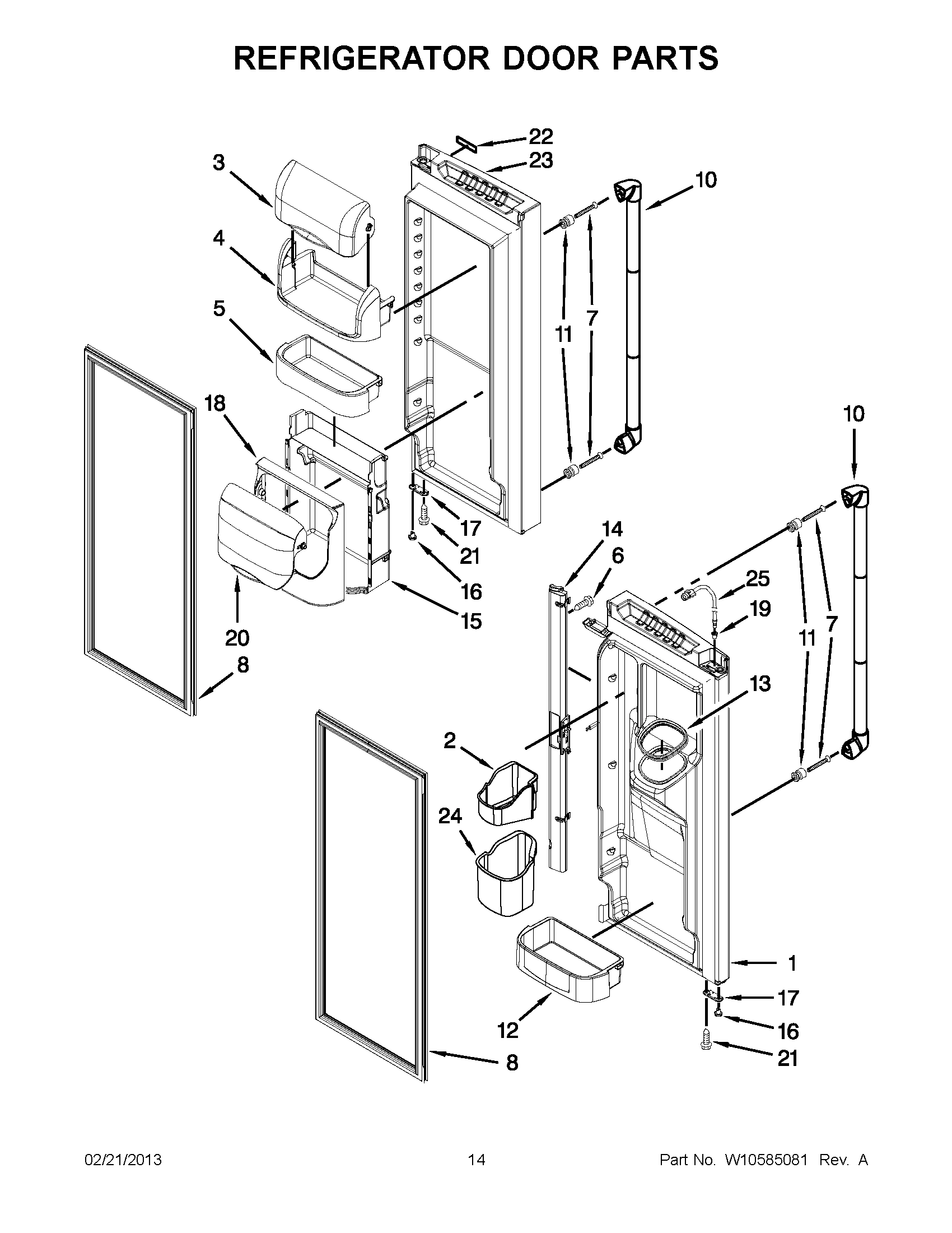 07 - REFRIGERATOR DOOR PARTS