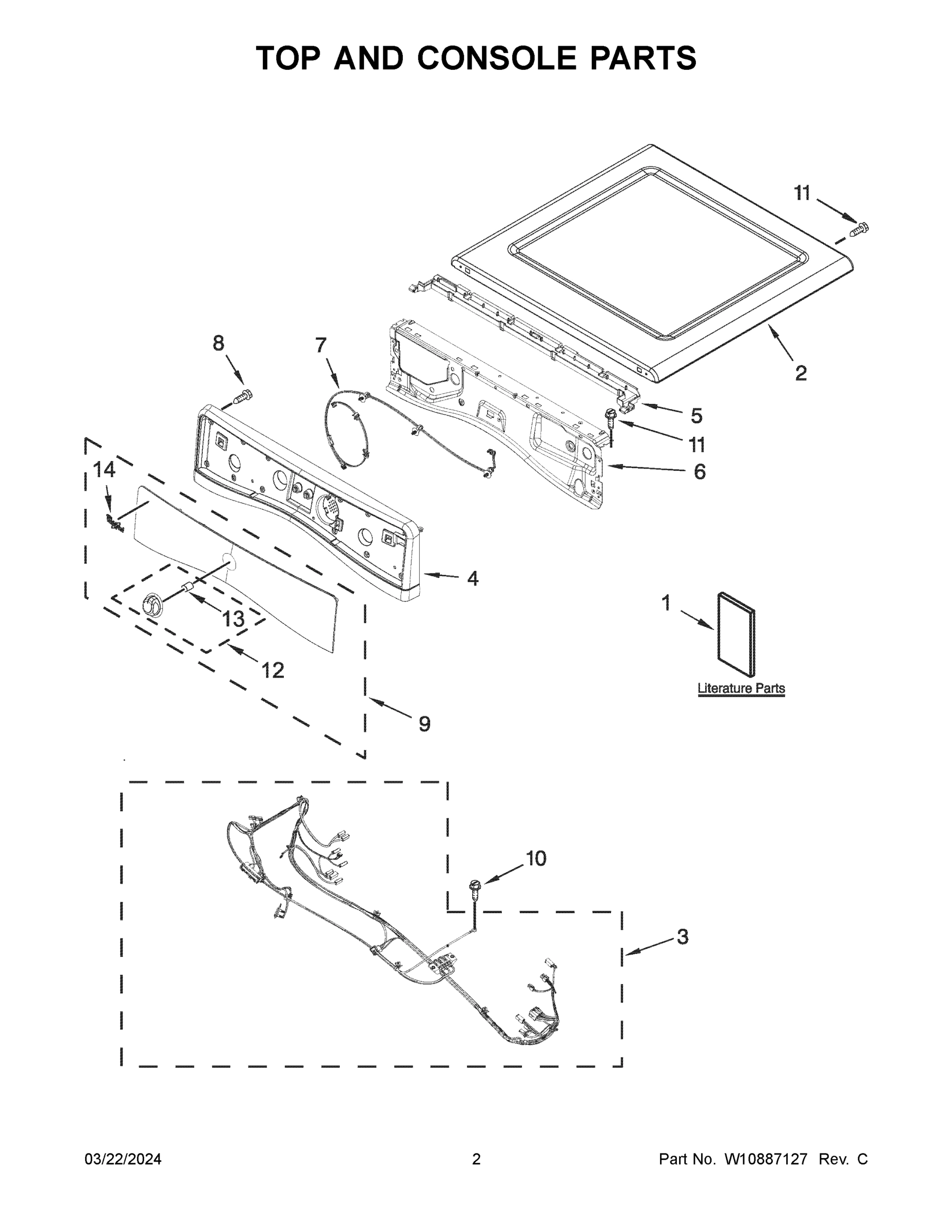 02 - TOP AND CONSOLE PARTS