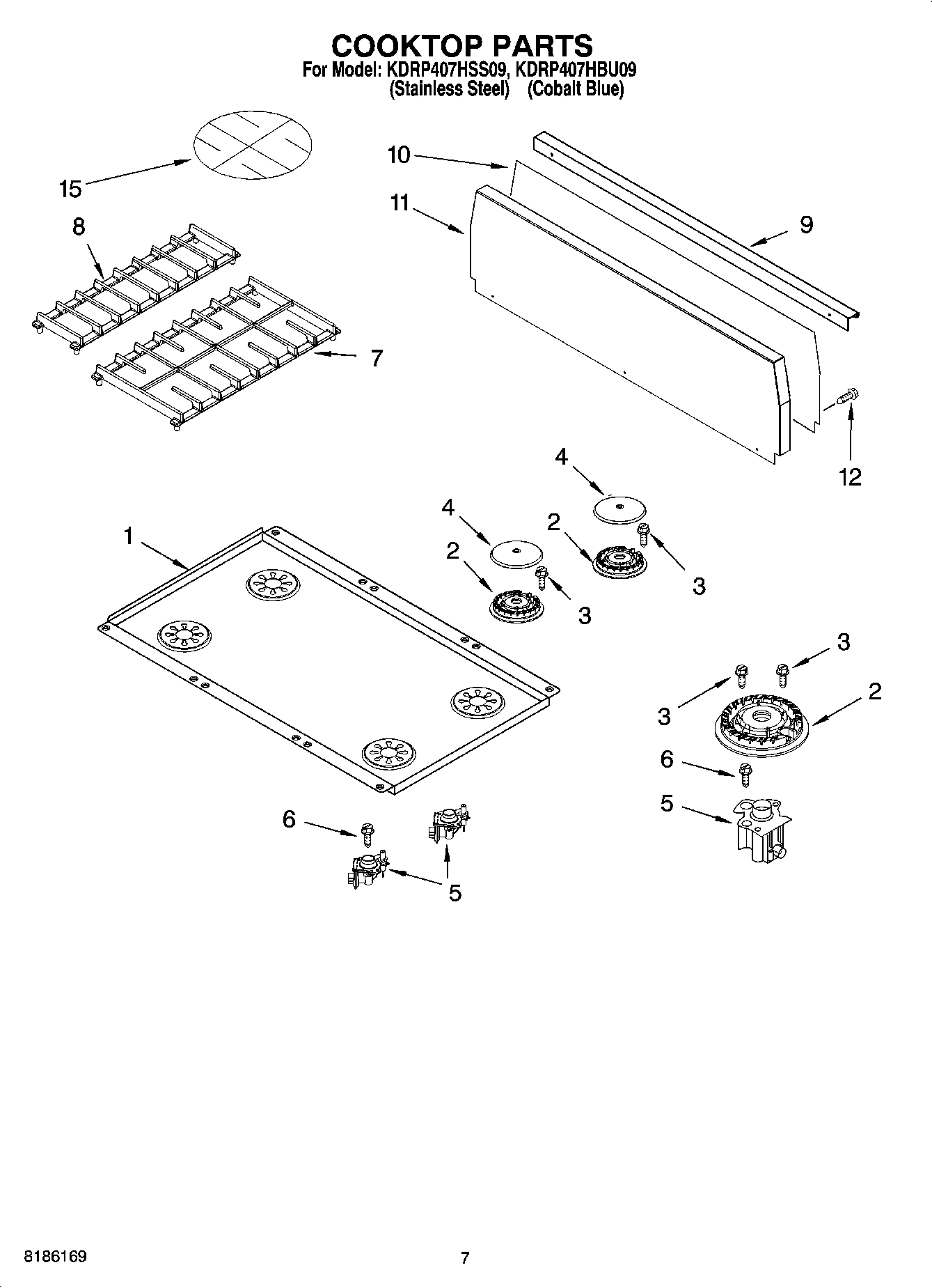 06 - COOKTOP PARTS