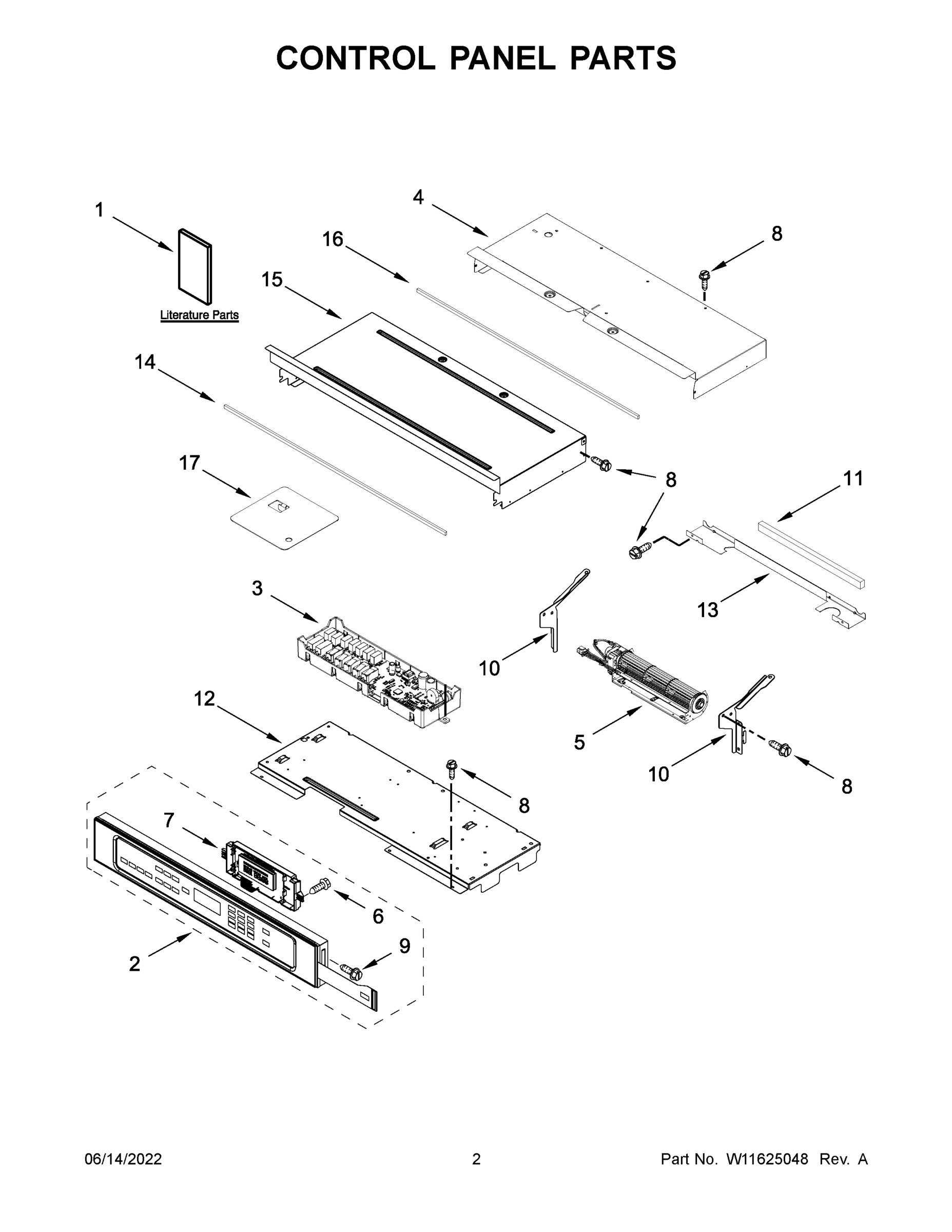 02 - CONTROL PANEL PARTS