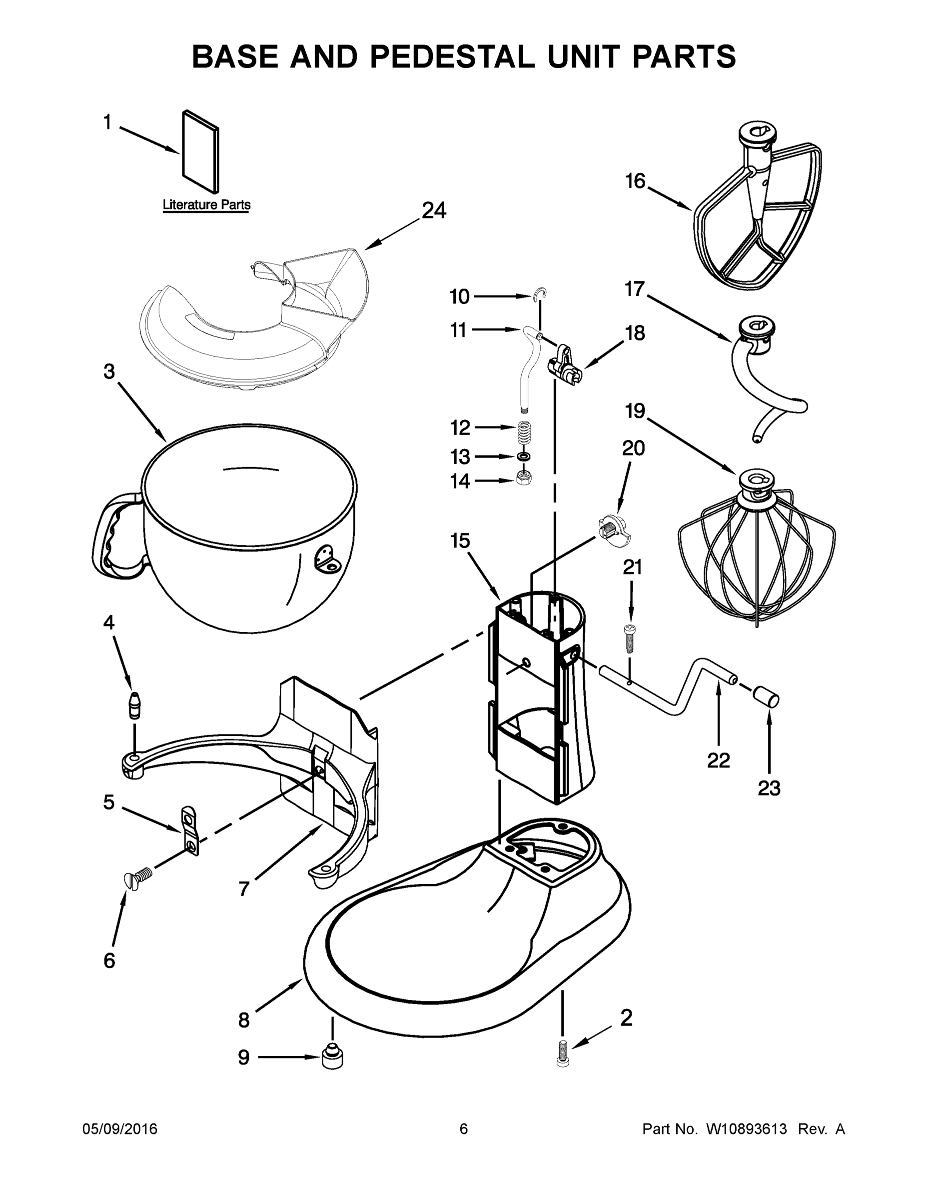04 - BASE AND PEDESTAL UNIT PARTS