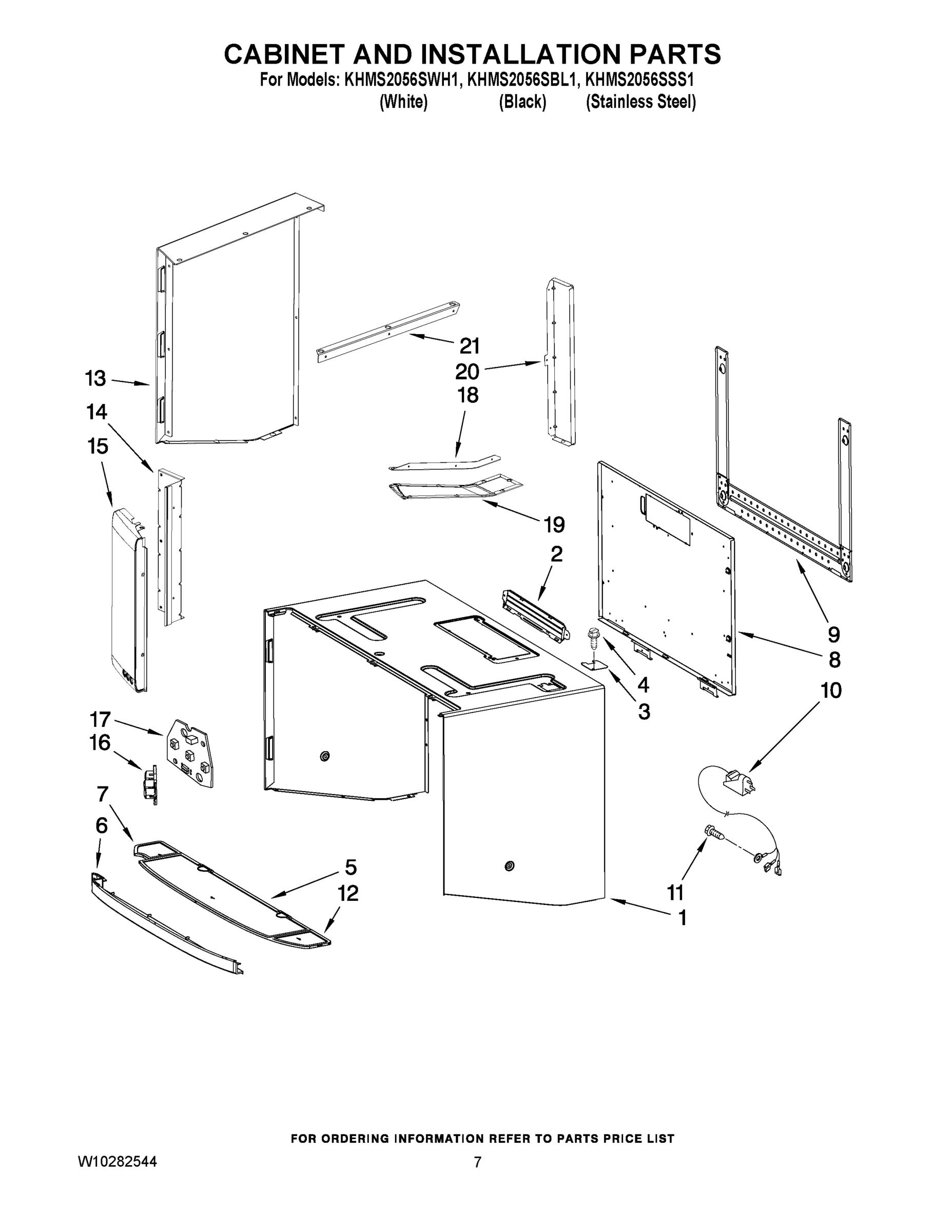 06 - CABINET AND INSTALLATION PARTS