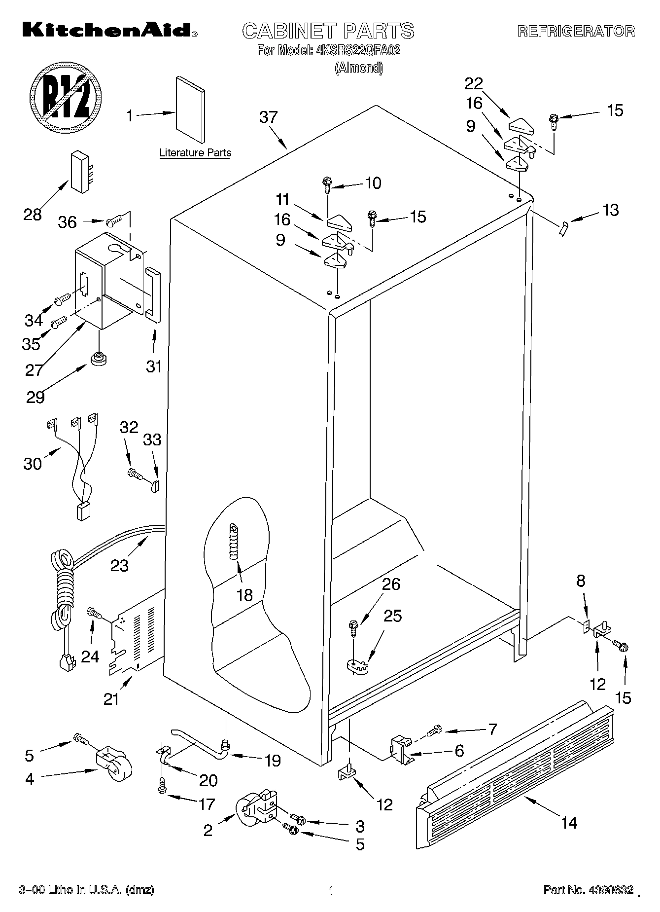 01 - CABINET, LITERATURE