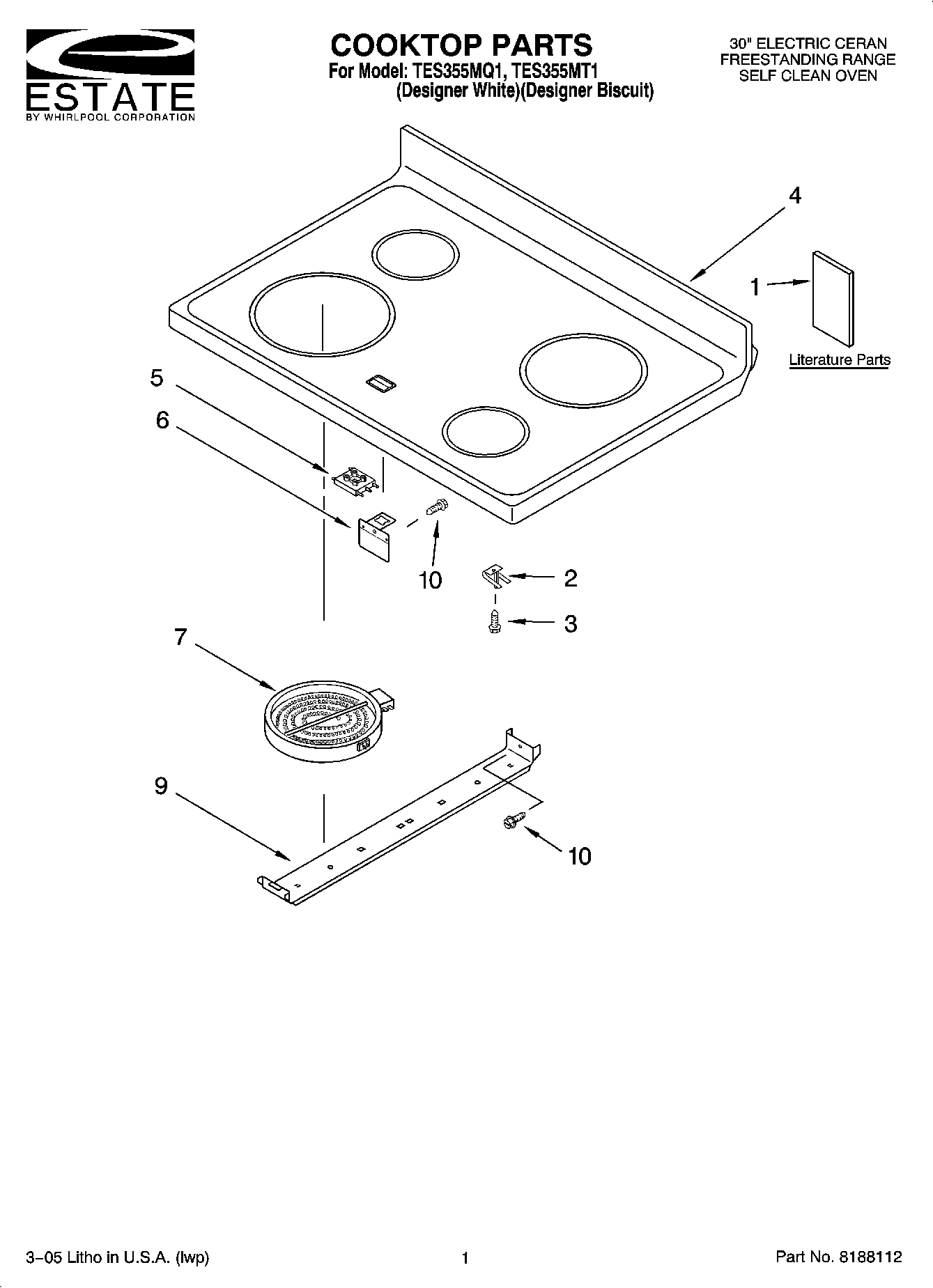 01 - COOKTOP PARTS