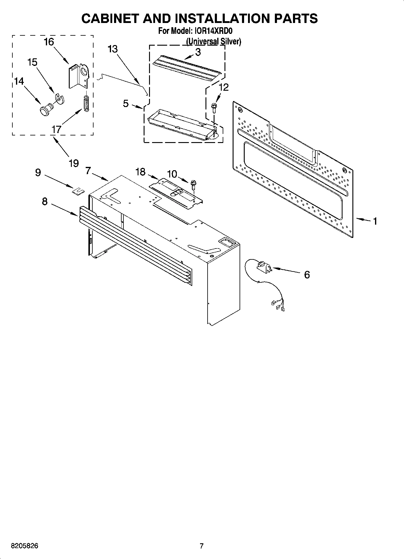 06 - CABINET AND INSTALLATION PARTS