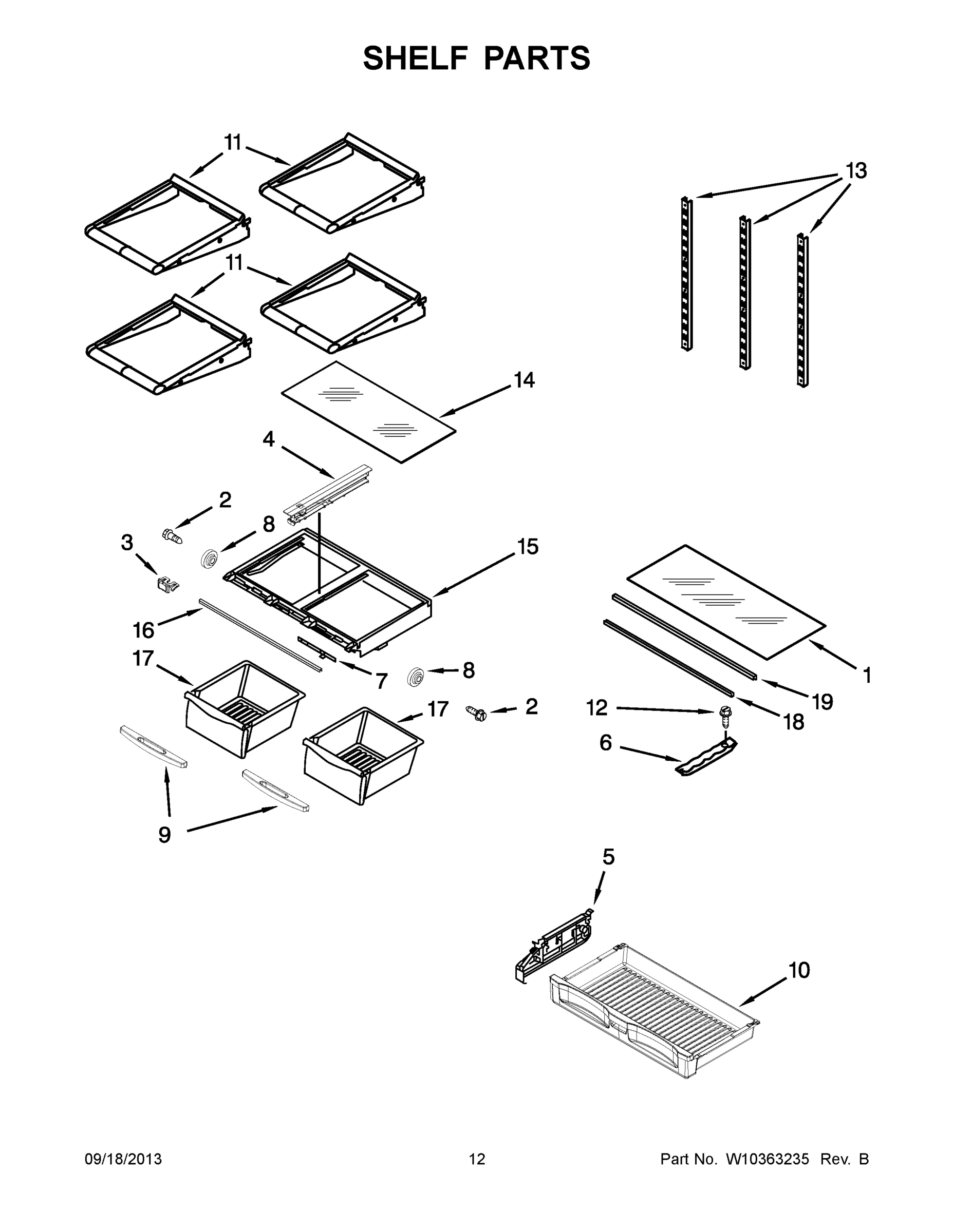 07 - SHELF PARTS