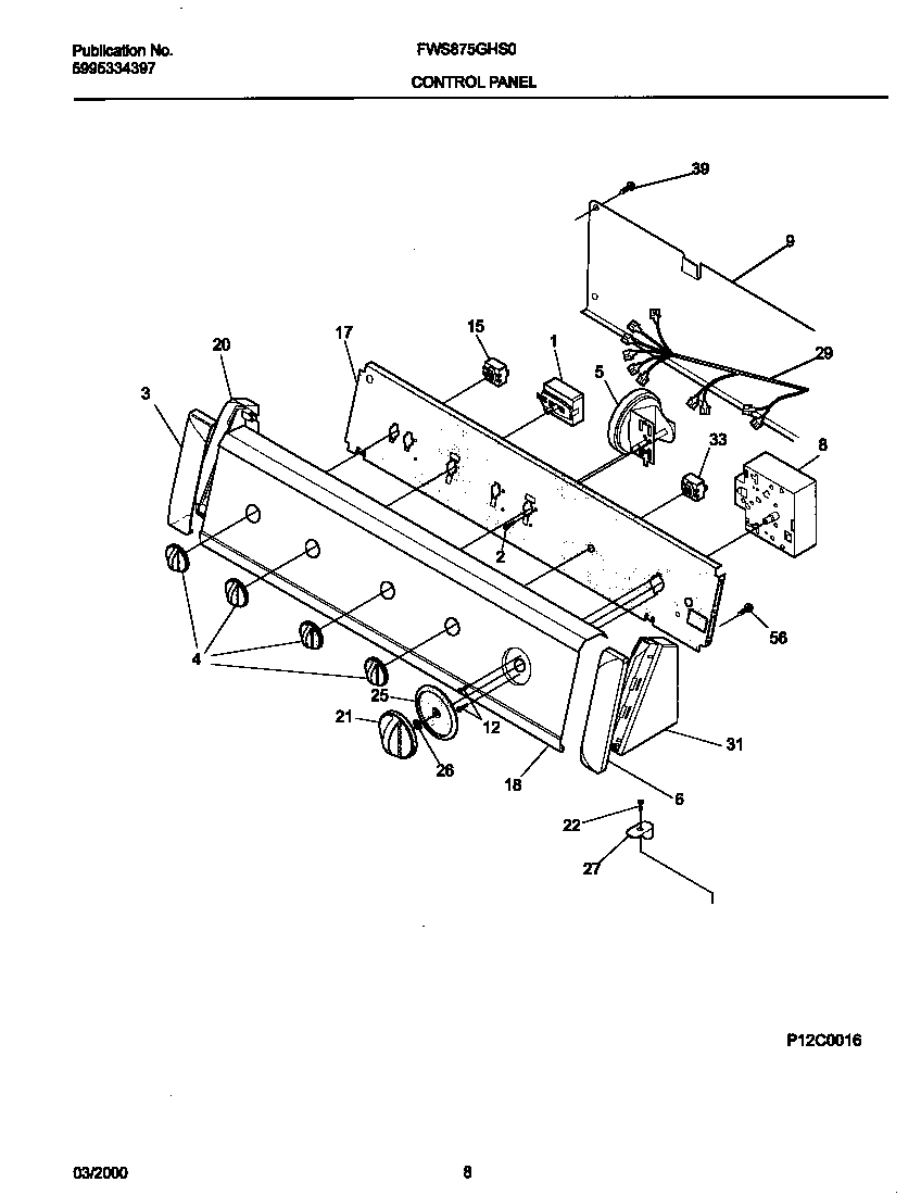 05 - P12C0016 CONTROL PANEL